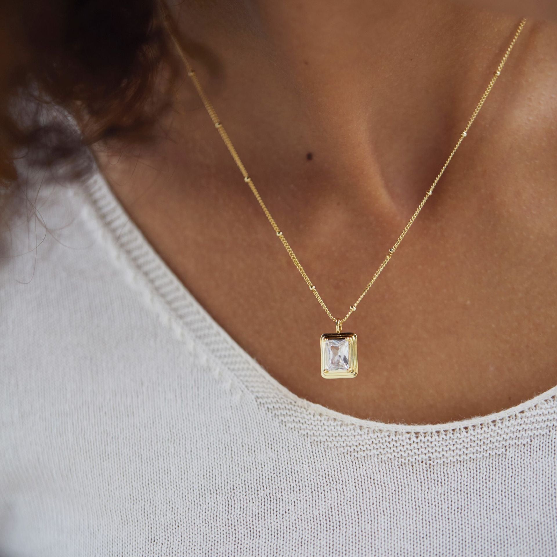 The Lucent Frame Necklace - Pure Gems & Stones Store: Awakened Days