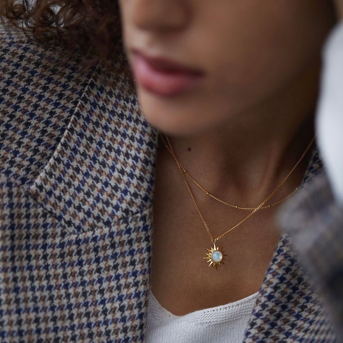 The Sun Medallion Necklace - Pure Gems & Stones Store: Awakened Days