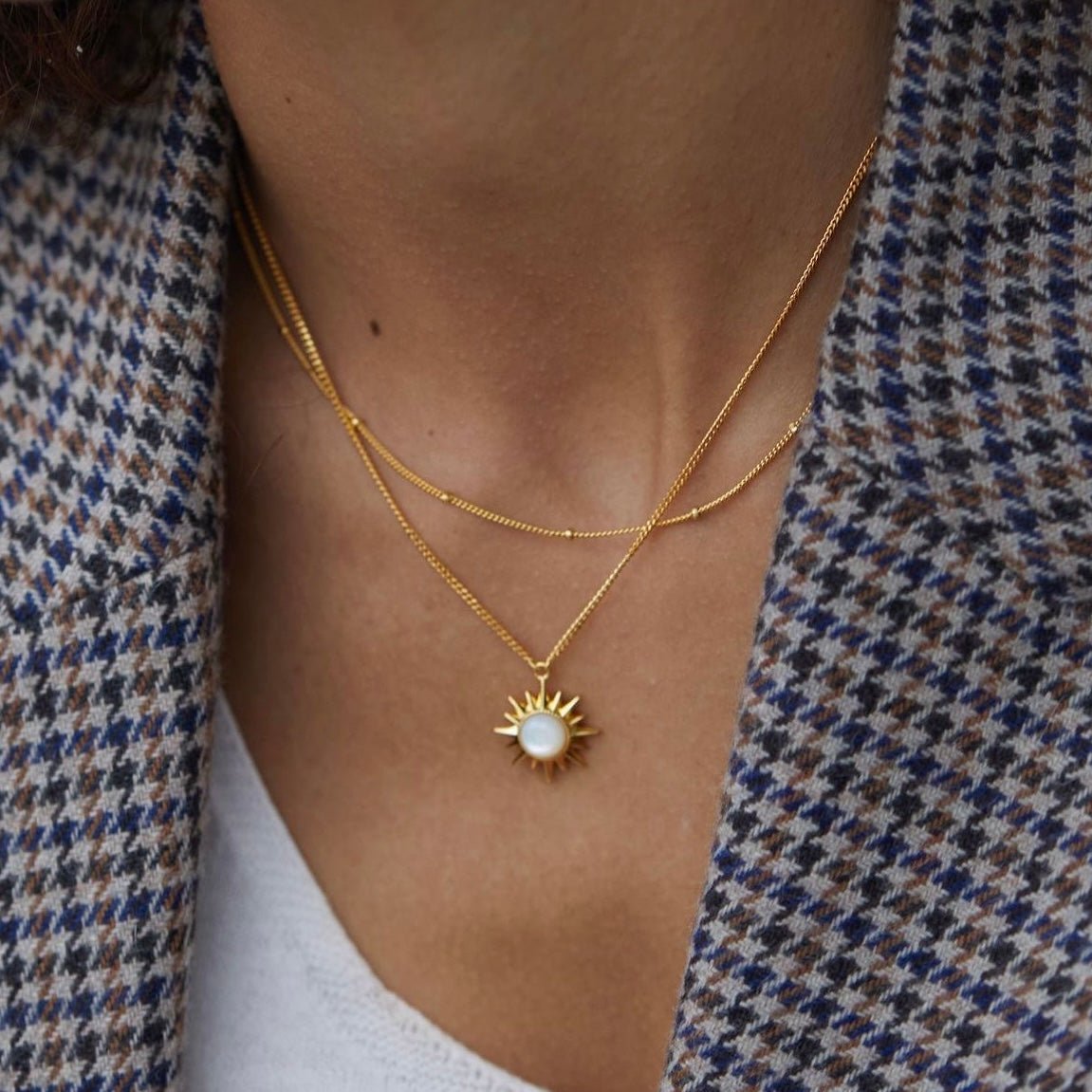 The Sun Medallion Necklace - Pure Gems & Stones Store: Awakened Days