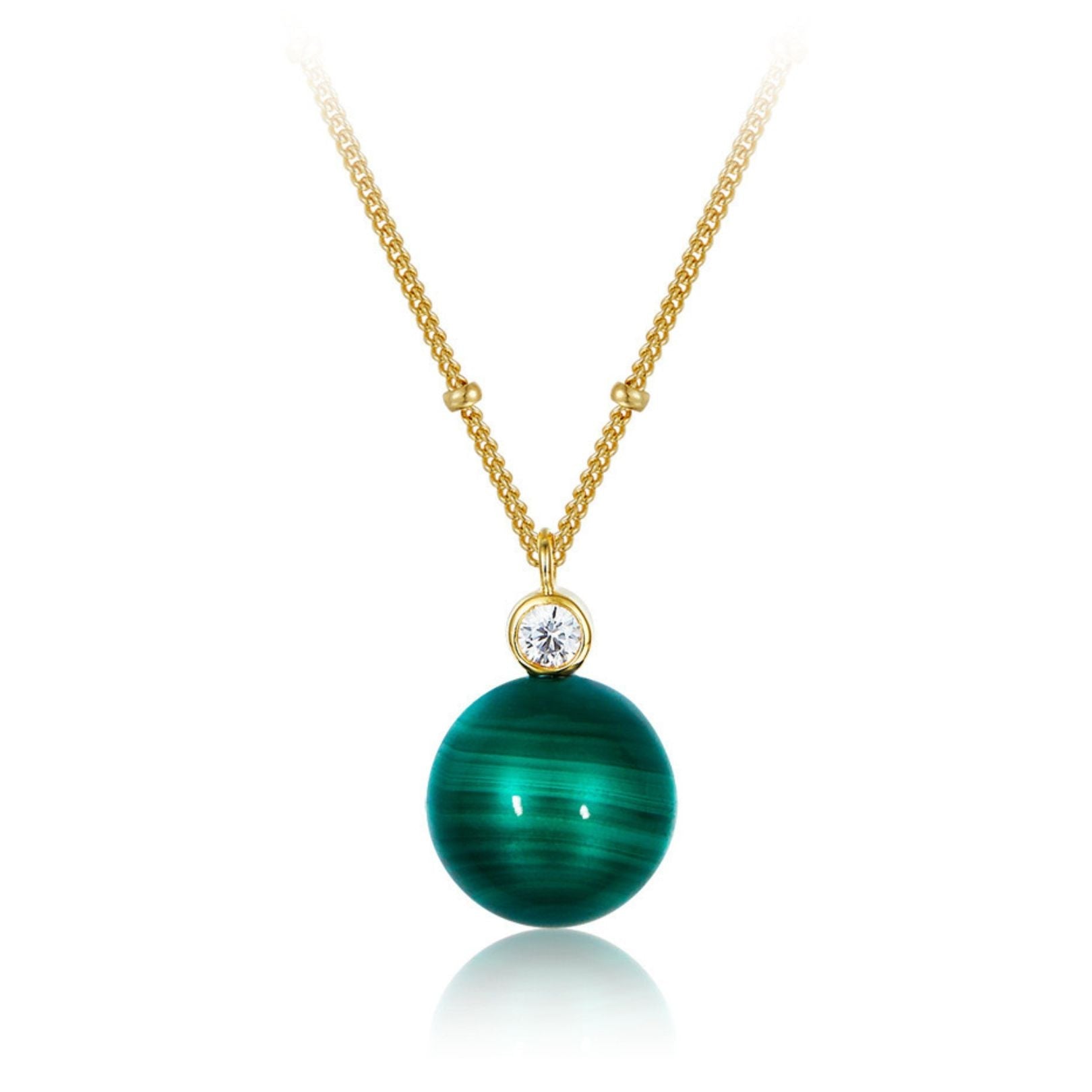 Verdant Core Necklace - Pure Gems & Stones Store: Awakened Days