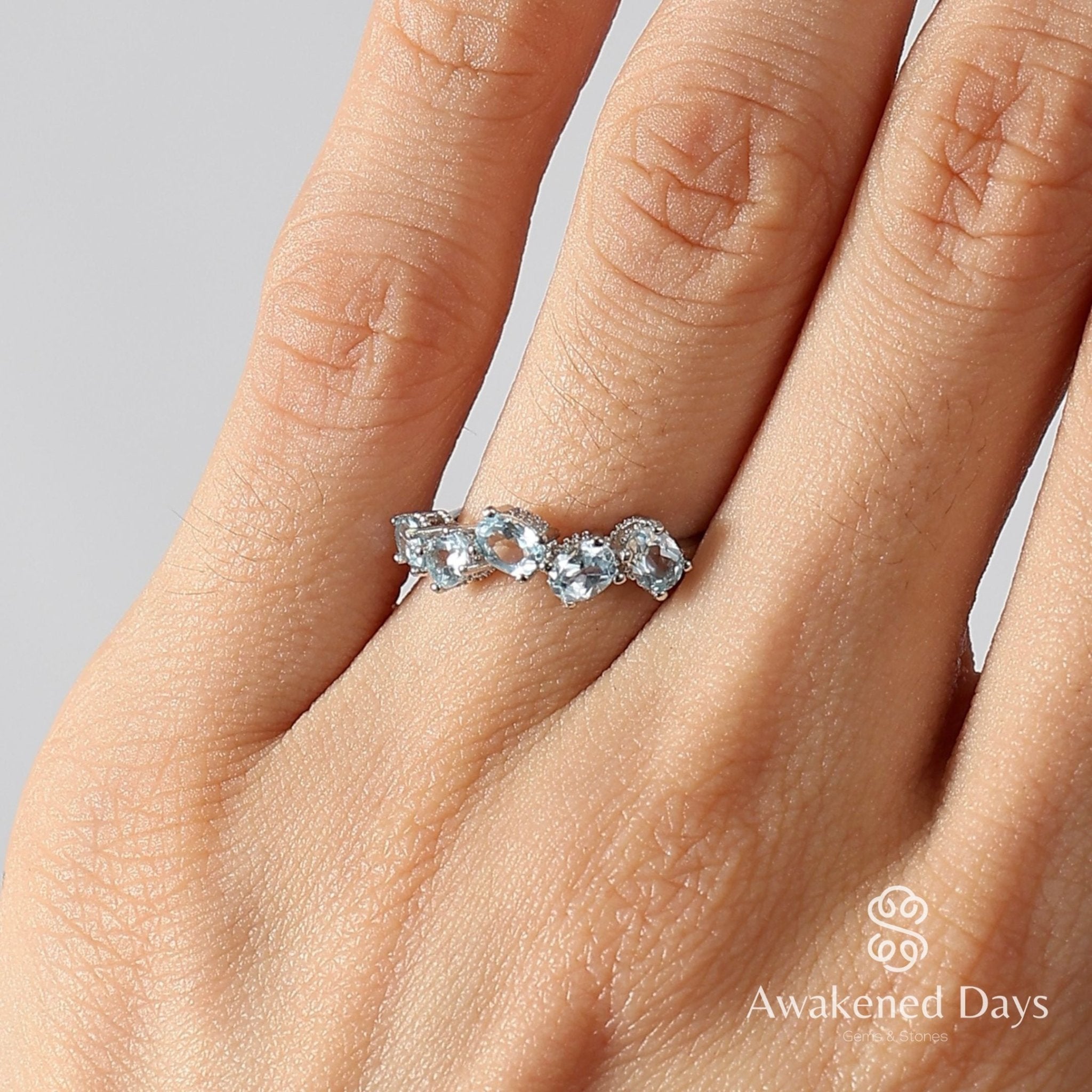 Wave Ring - Pure Gems & Stones Store: Awakened Days