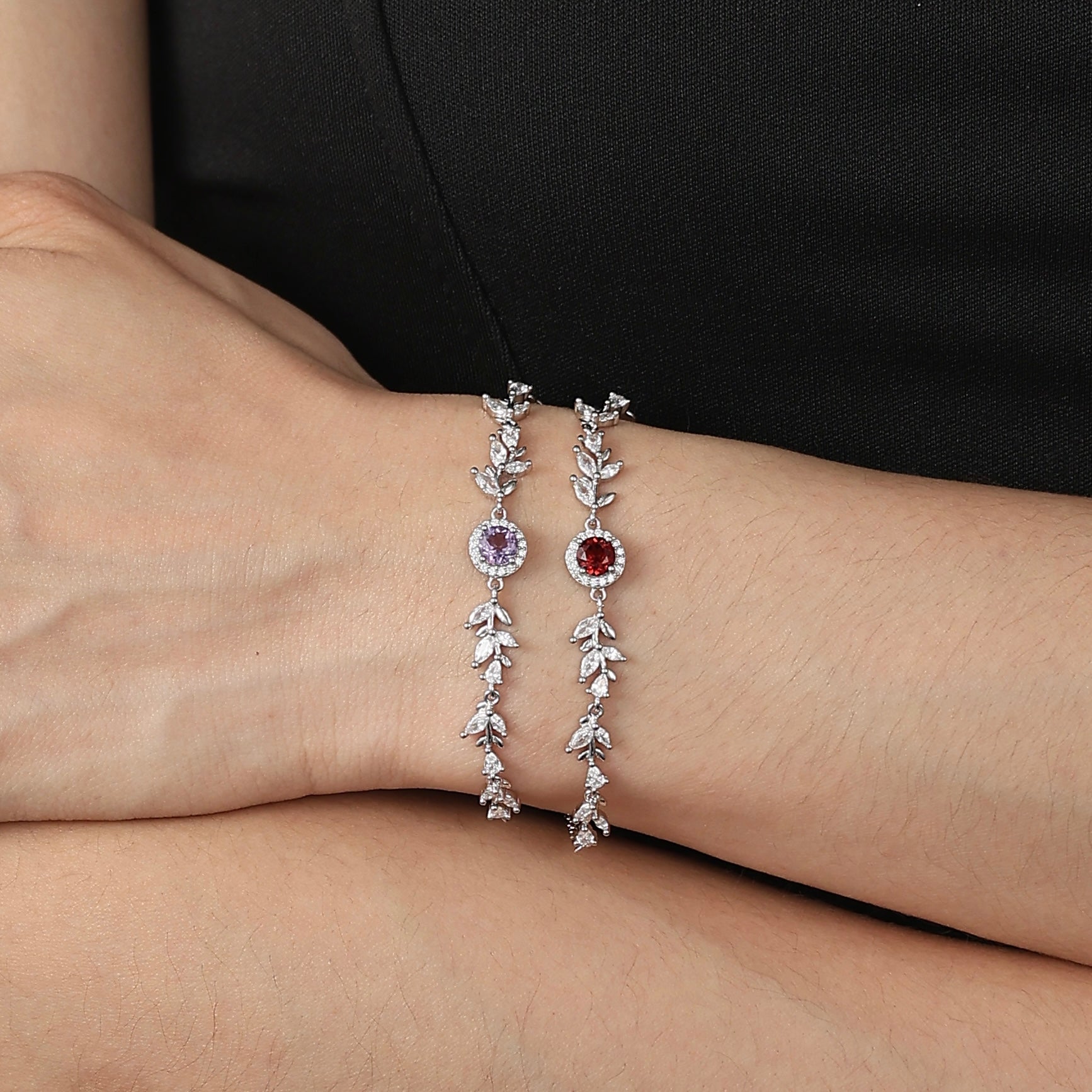 Wheatline Bracelet - Featuring Garnet - Pure Gems & Stones Store: Awakened Days