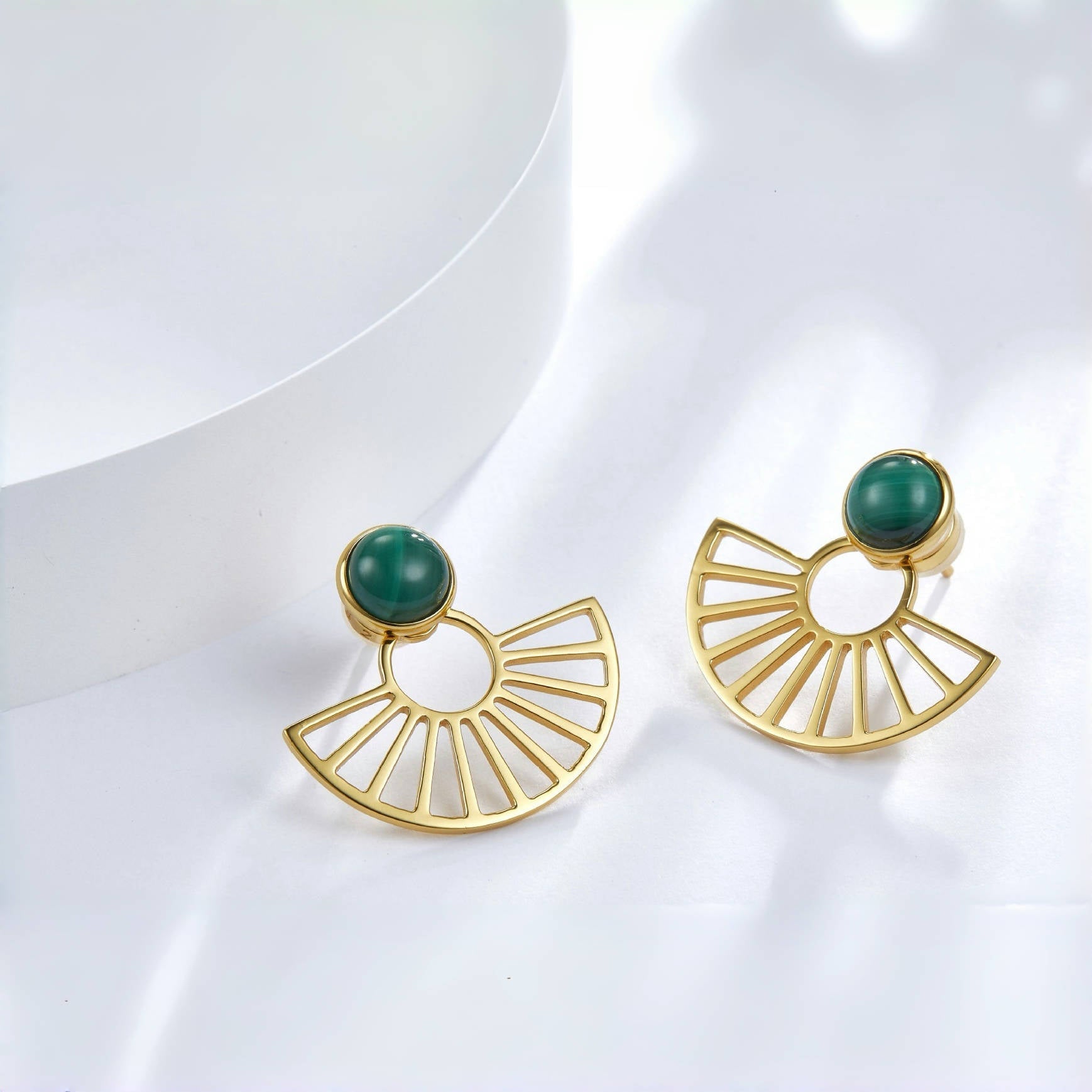 Zen Fan Earrings - Pure Gems & Stones Store: Awakened Days