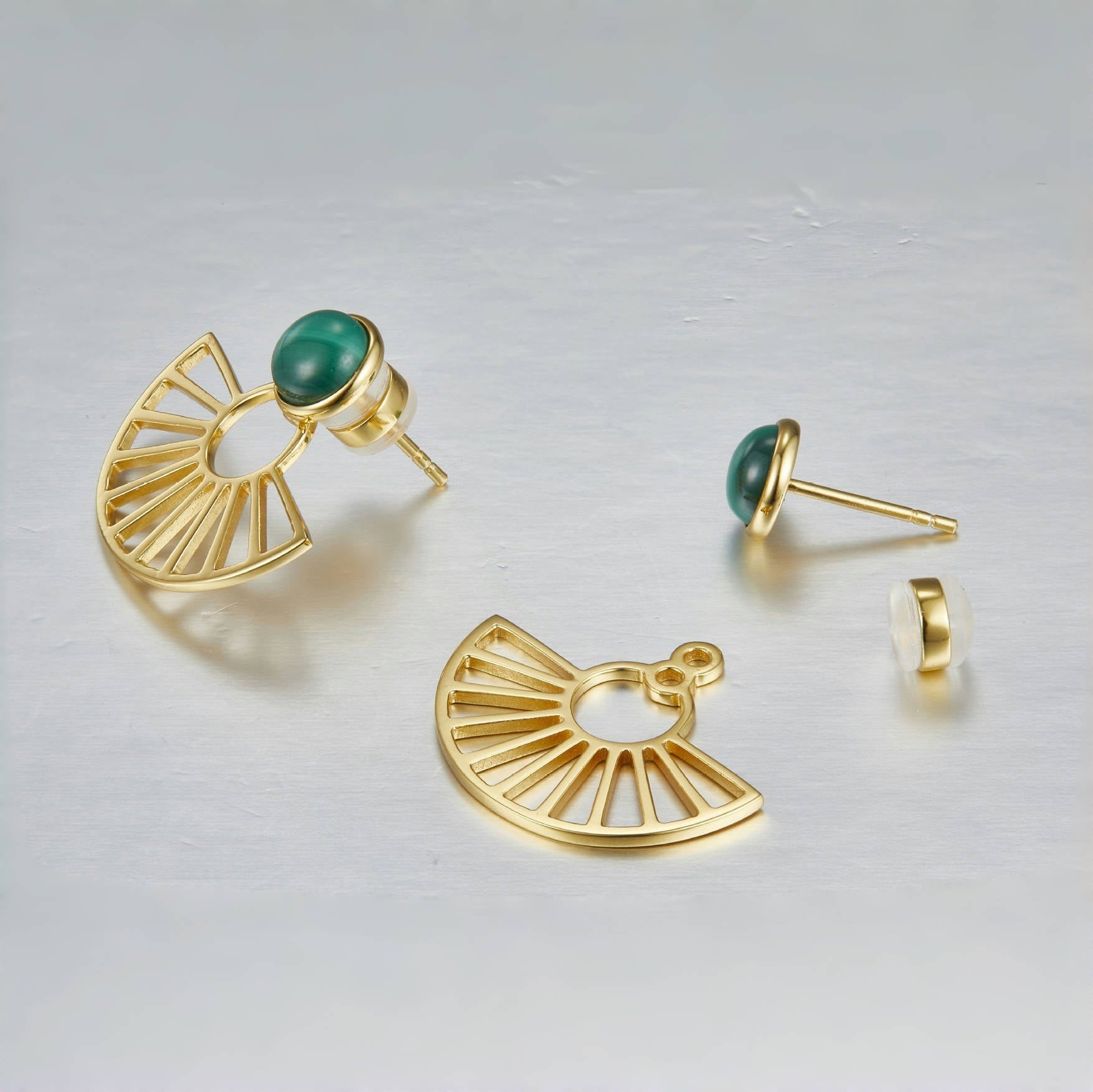 Zen Fan Earrings - Pure Gems & Stones Store: Awakened Days