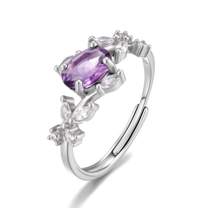 Floral Ring - Featuring Amethyst