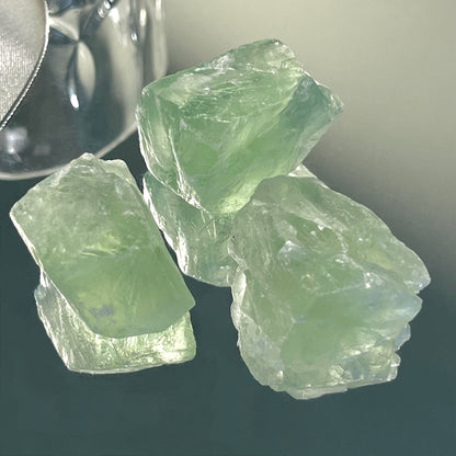 Raw Green Fluorite