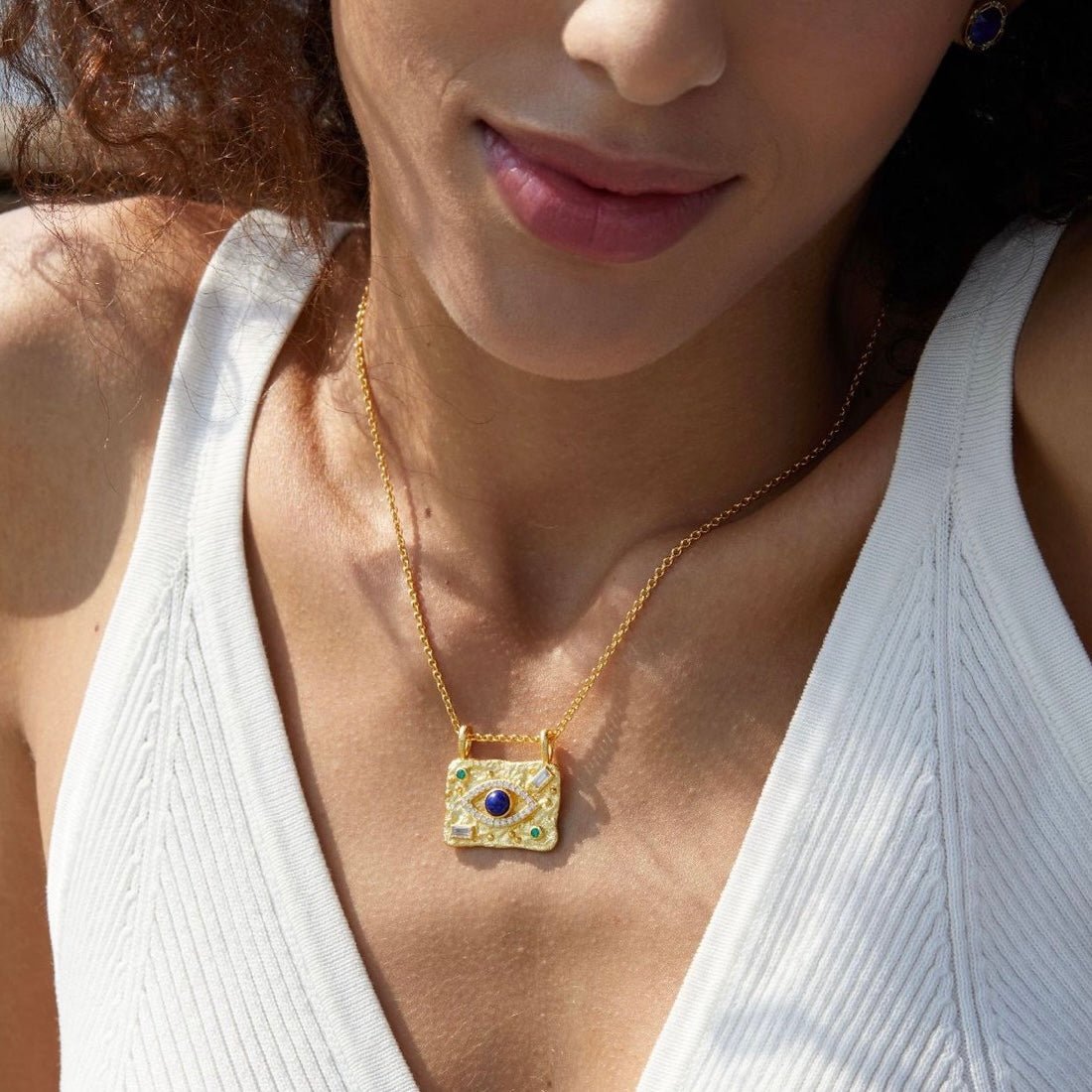 Aegis Eye Necklace - Pure Gems & Stones Store: Awakened Days