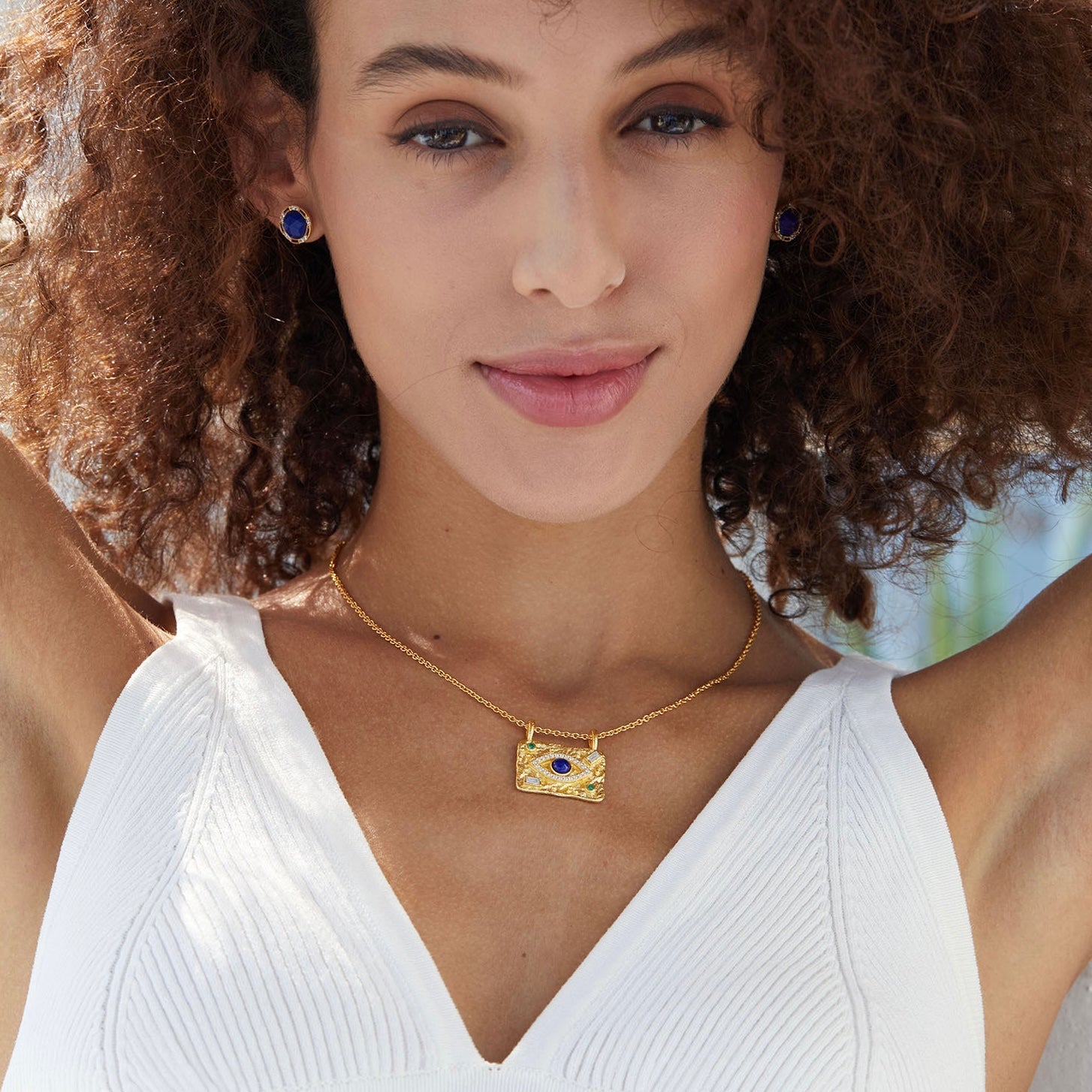 Aegis Eye Necklace - Pure Gems & Stones Store: Awakened Days