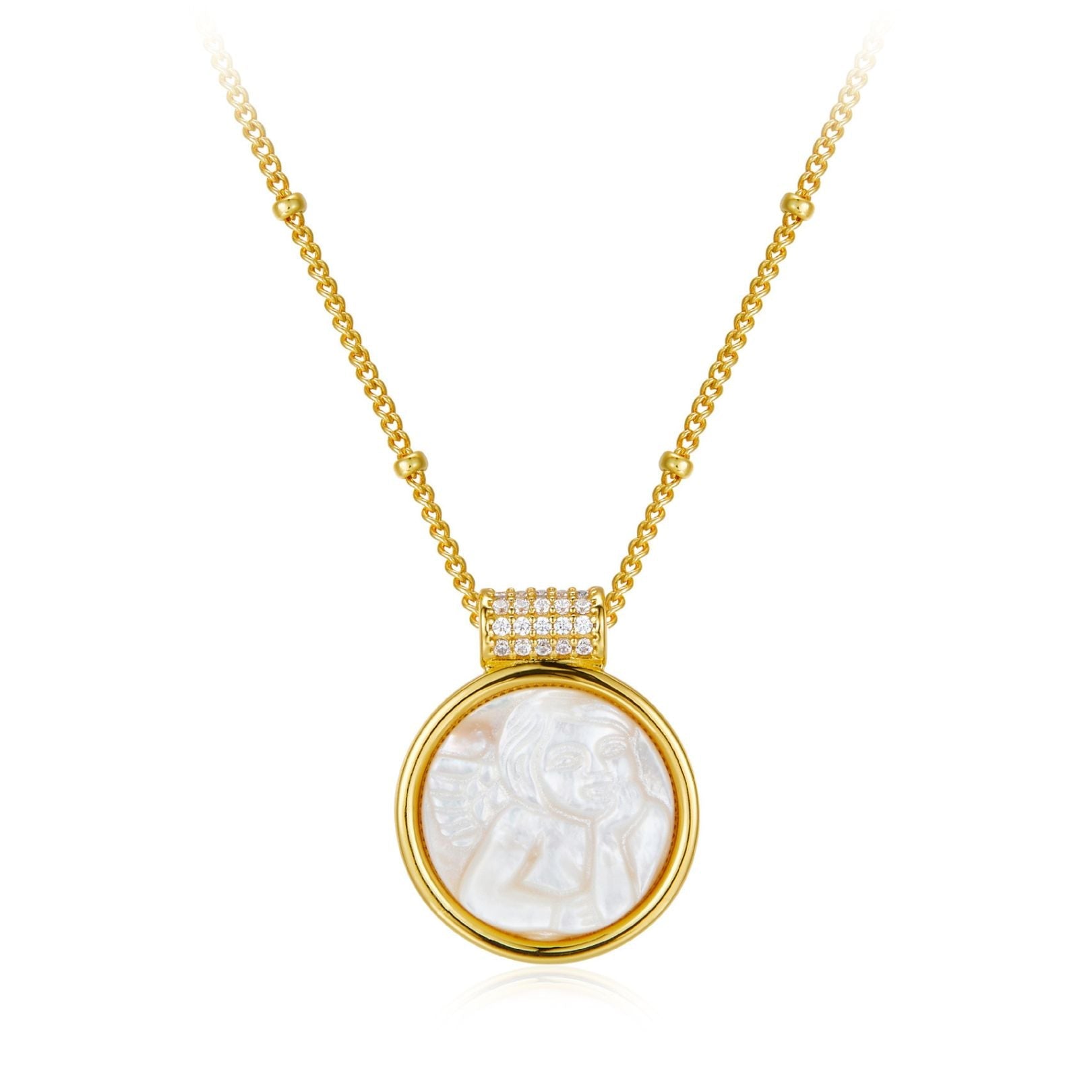 Ange Sculpté Necklace - Pure Gems & Stones Store: Awakened Days