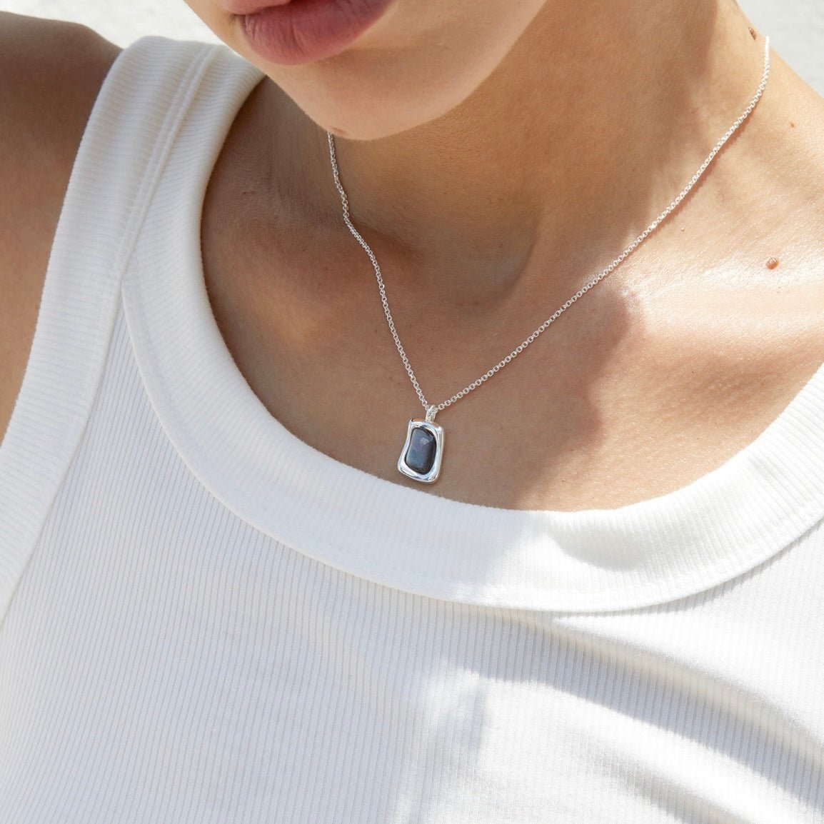 Ashen Shell Necklace - Pure Gems & Stones Store: Awakened Days