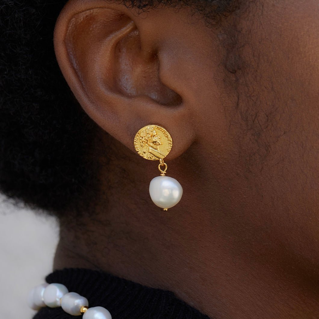 Athena Drop Earrings - Pure Gems & Stones Store: Awakened Days