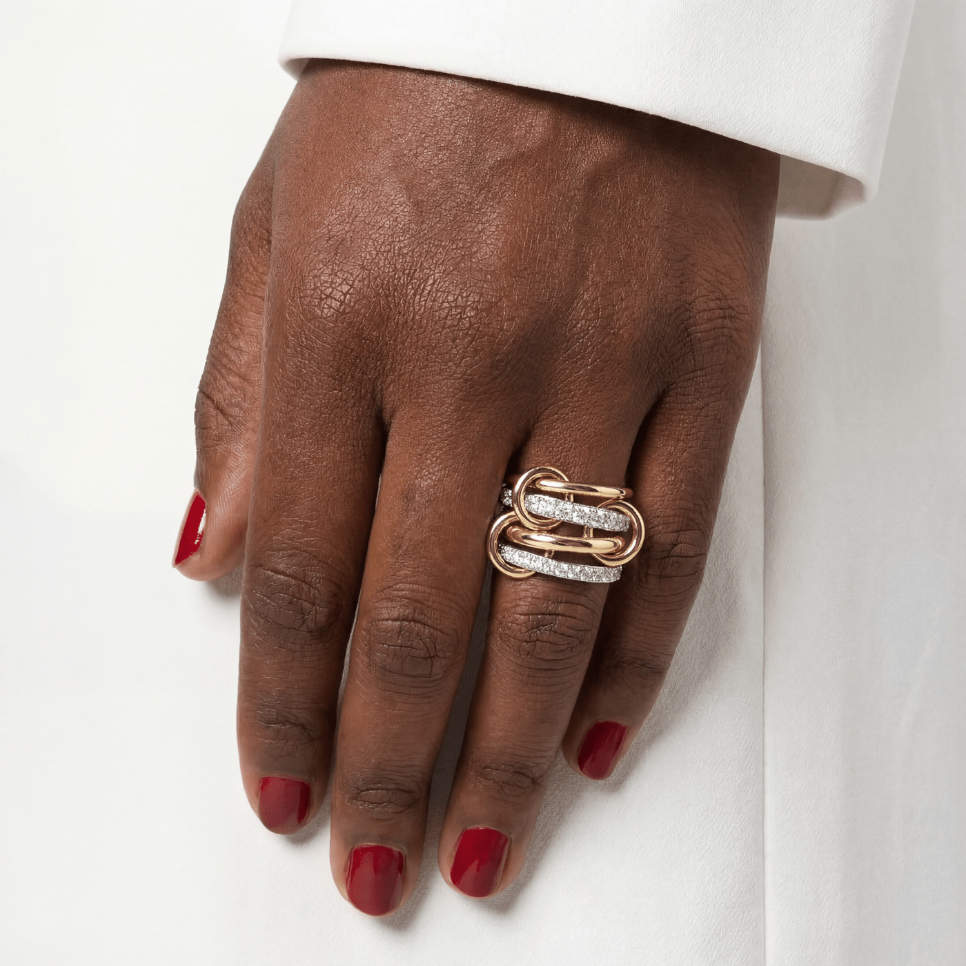 Aurelia Interlock Ring - Pure Gems & Stones Store: Awakened Days