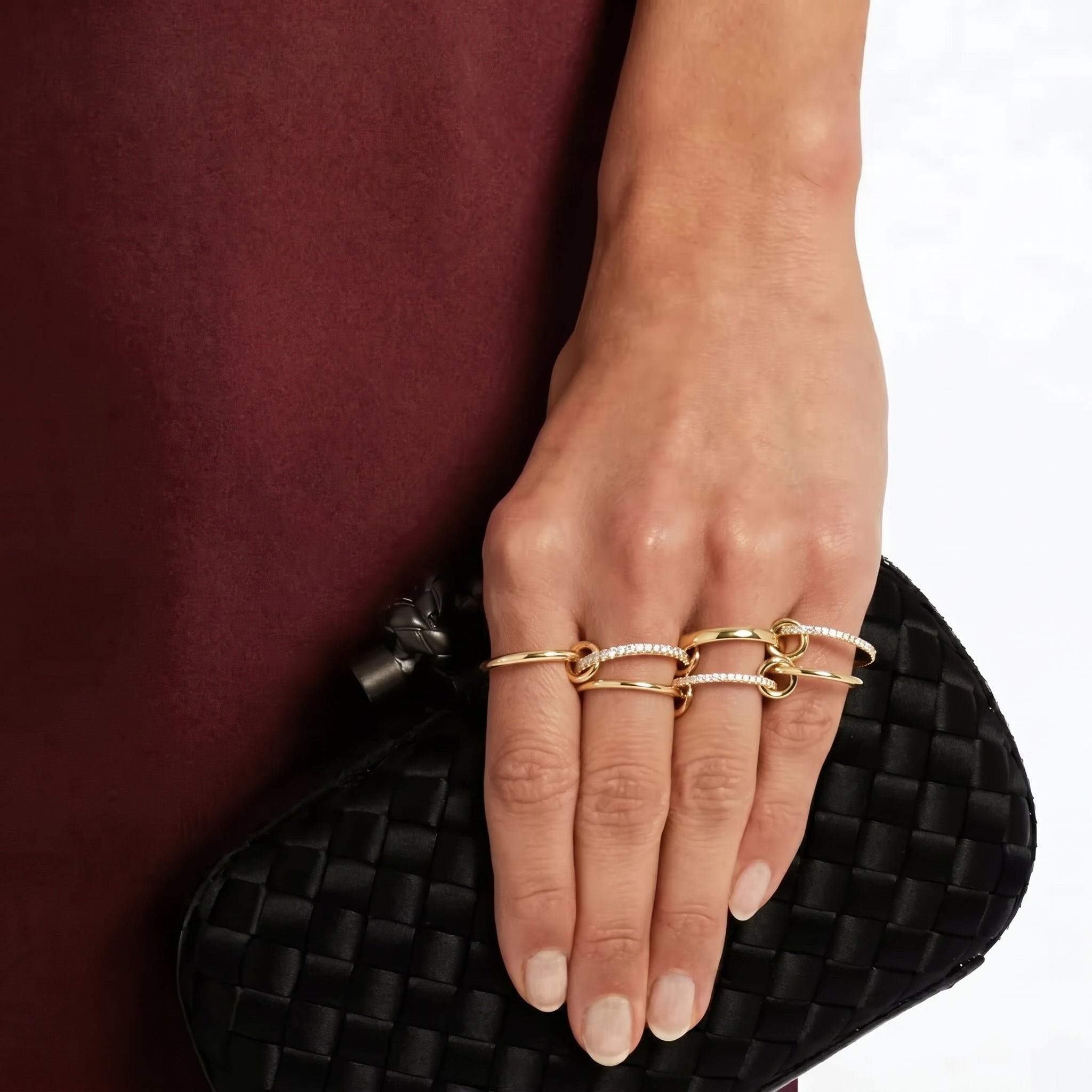 Aurelia Interlock Ring - Pure Gems & Stones Store: Awakened Days