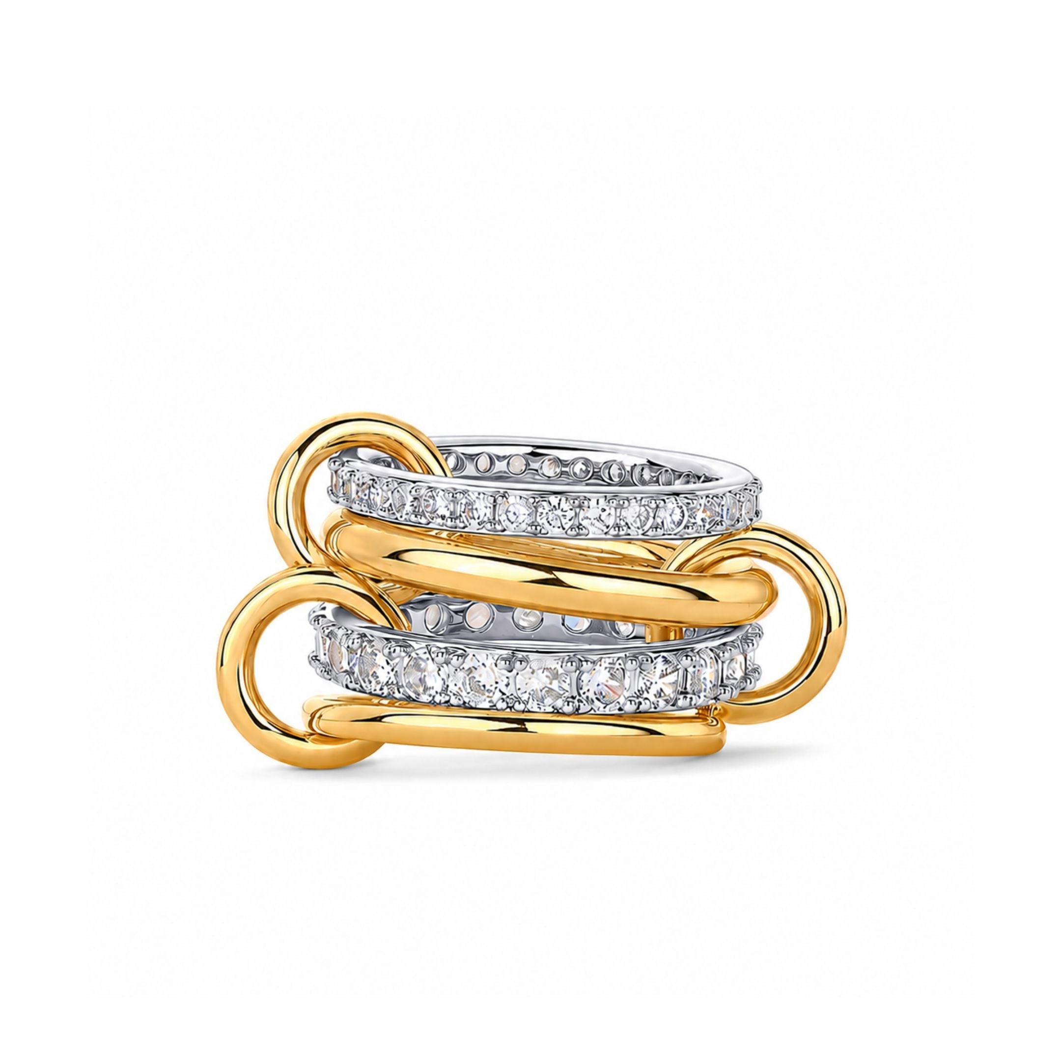 Aurelia Interlock Ring - Pure Gems & Stones Store: Awakened Days