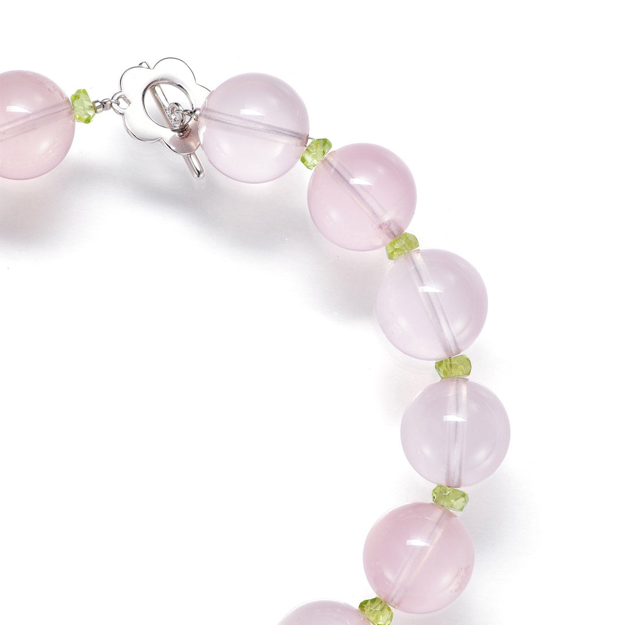 Petal Dew – Rose Quartz Bracelet