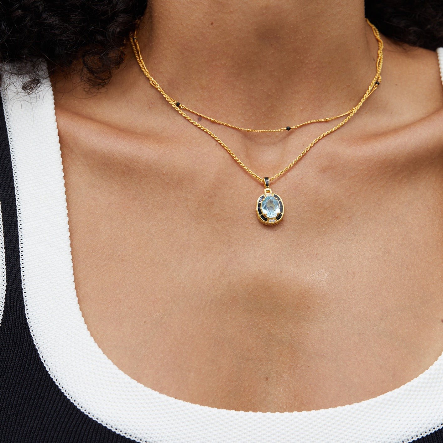 Bare Luxe – Amulet Dots Necklace - Pure Gems & Stones Store: Awakened Days