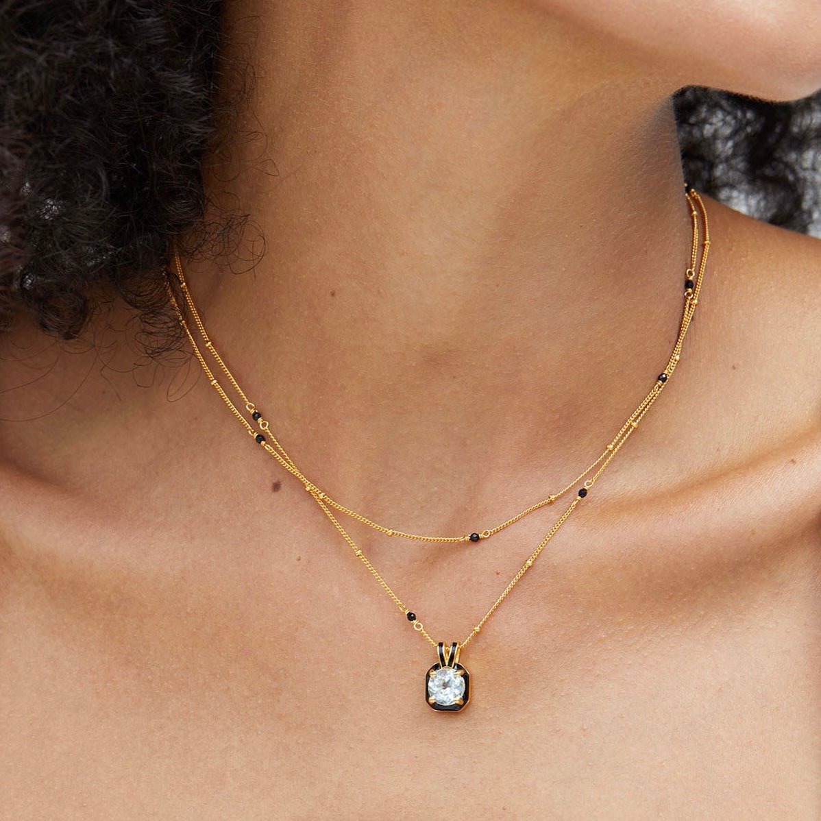 Bare Luxe – Amulet Dots Necklace - Pure Gems & Stones Store: Awakened Days