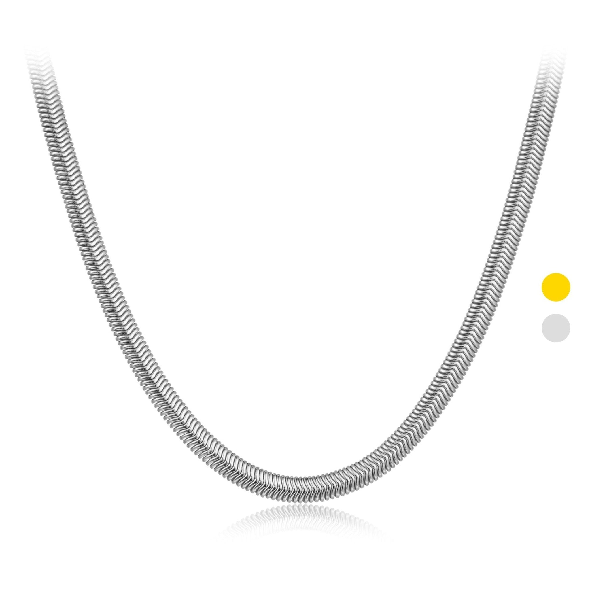 Bare Luxe – Herringbone Necklace - Pure Gems & Stones Store: Awakened Days