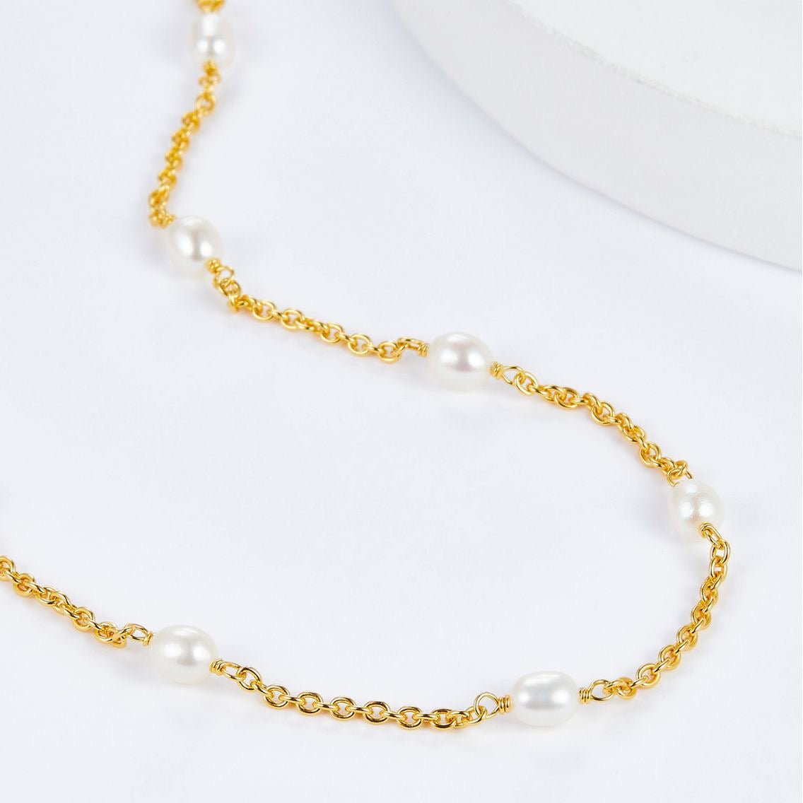 Bare Luxe – Orbit Pearl Necklace - Pure Gems & Stones Store: Awakened Days