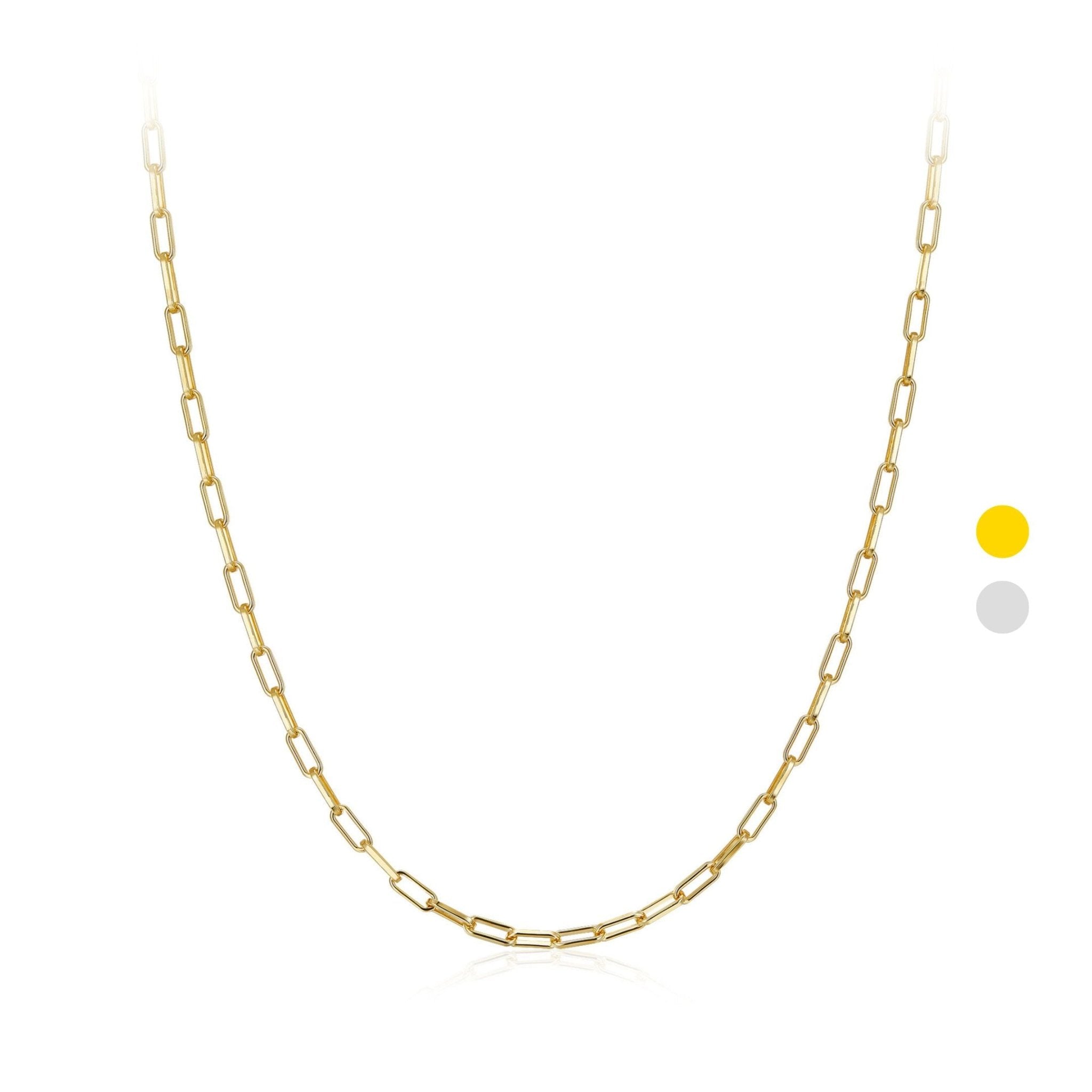 Bare Luxe – Paperclip Necklace - Pure Gems & Stones Store: Awakened Days