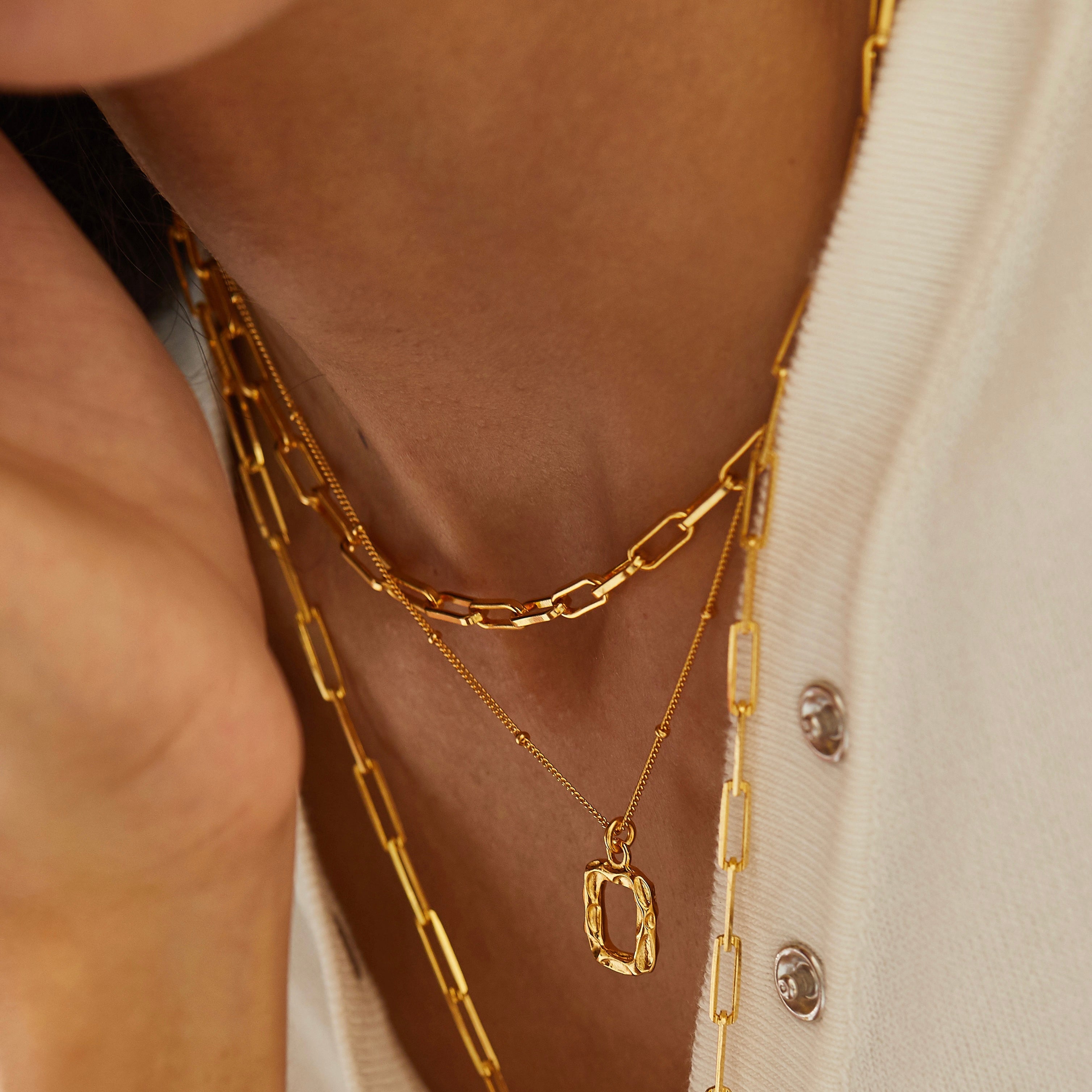 Bare Luxe – Paperclip Necklace - Pure Gems & Stones Store: Awakened Days