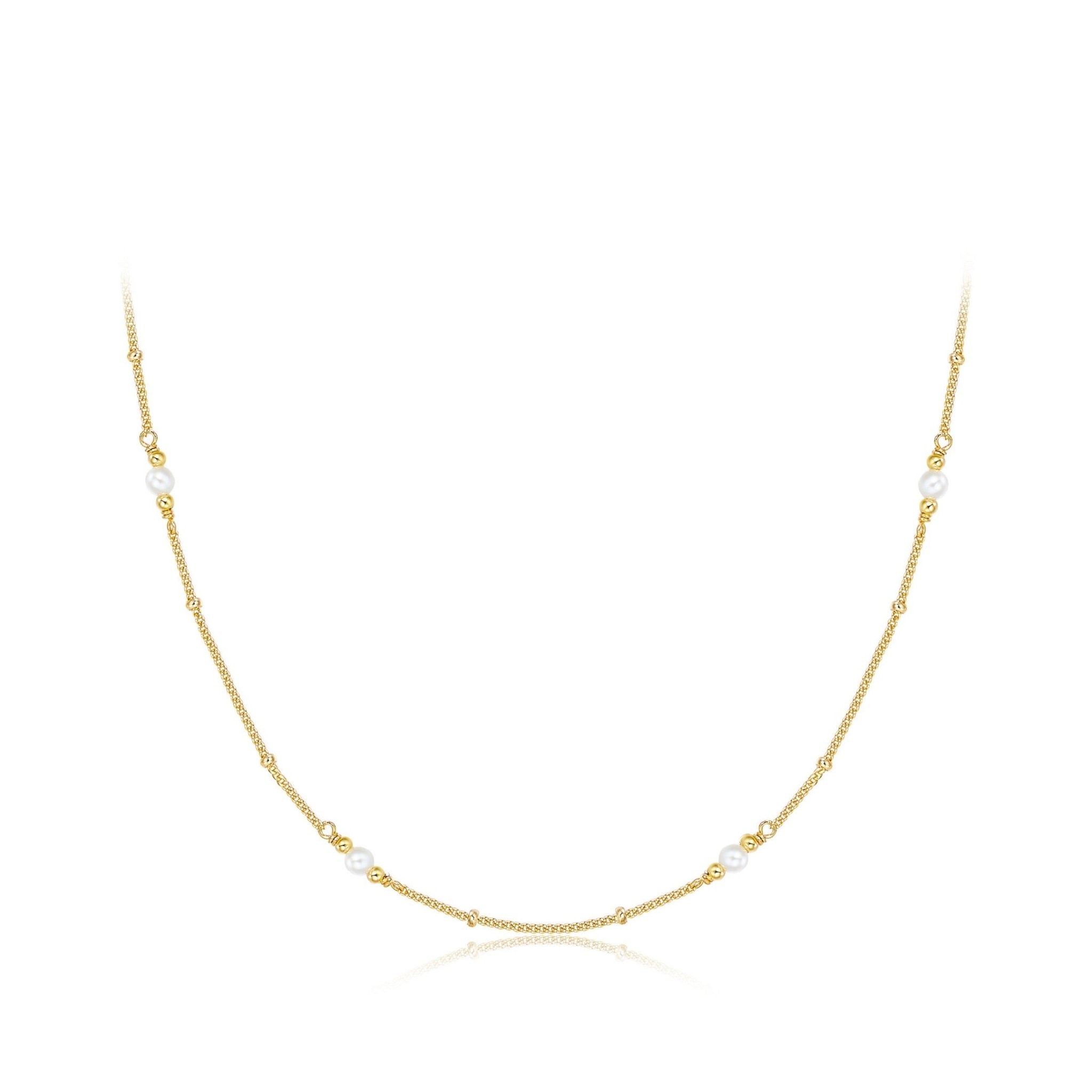 Bare Luxe – Pearl Path Necklace - Pure Gems & Stones Store: Awakened Days