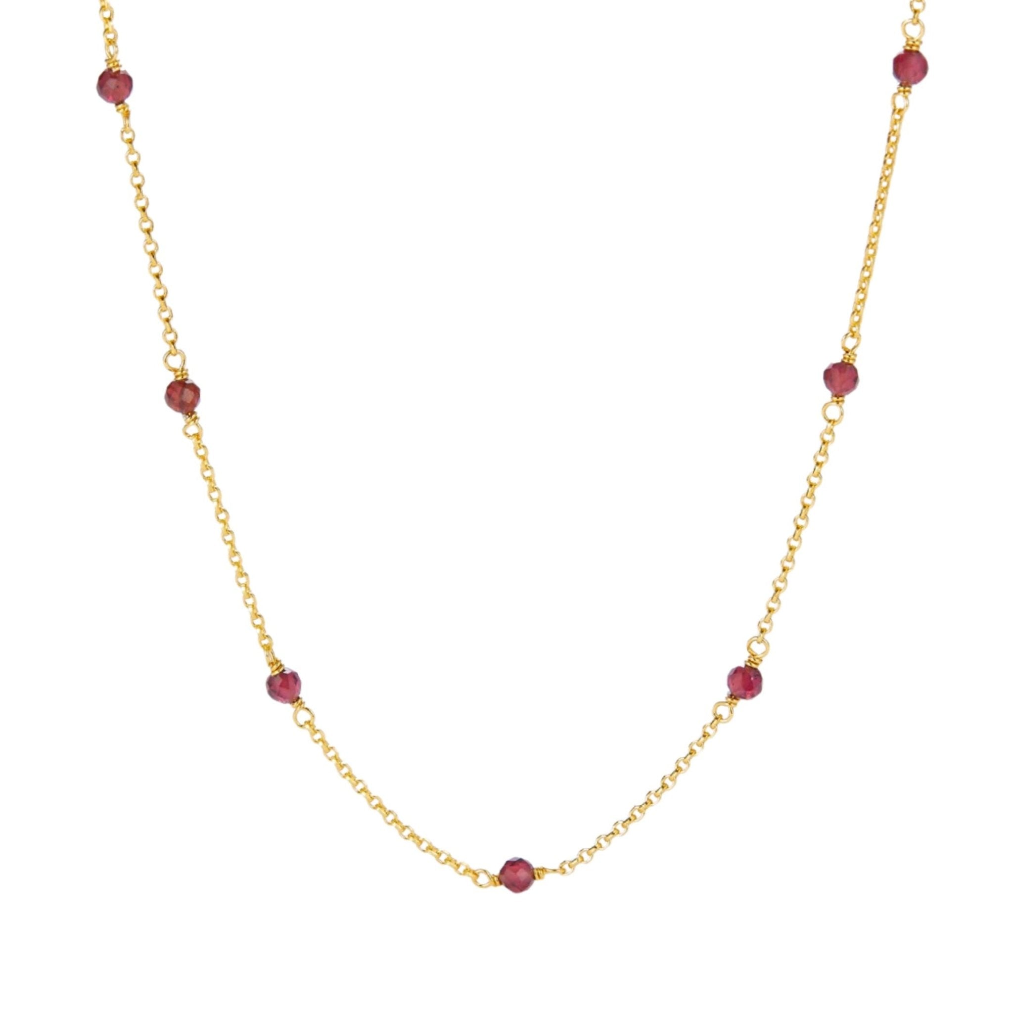 Bare Luxe – Red Orbit Necklace - Pure Gems & Stones Store: Awakened Days