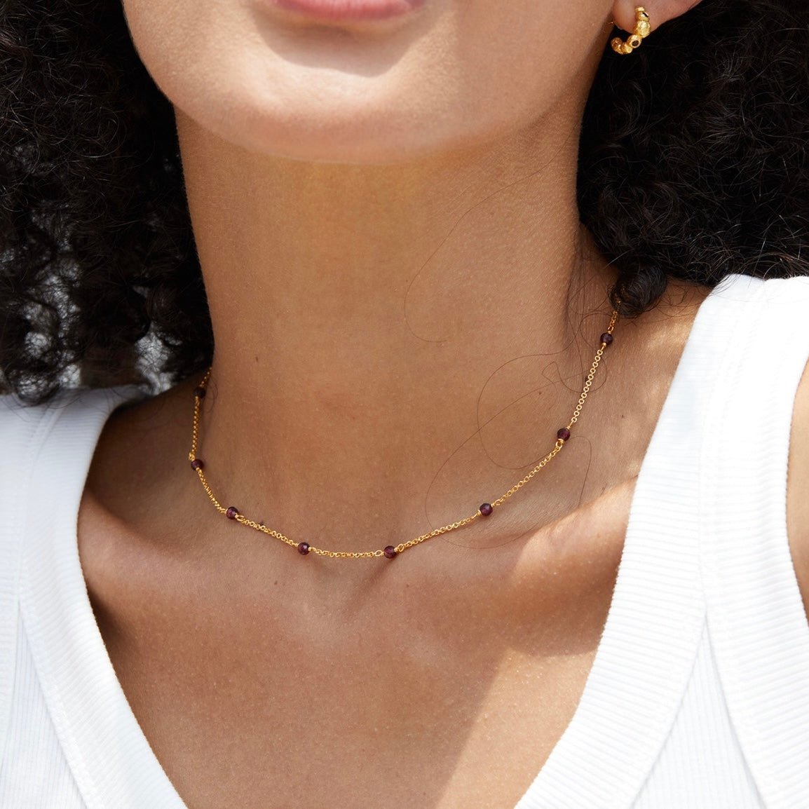 Bare Luxe – Red Orbit Necklace - Pure Gems & Stones Store: Awakened Days