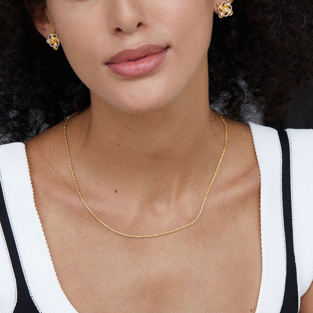 Bare Luxe – Rope Chain Necklace - Pure Gems & Stones Store: Awakened Days