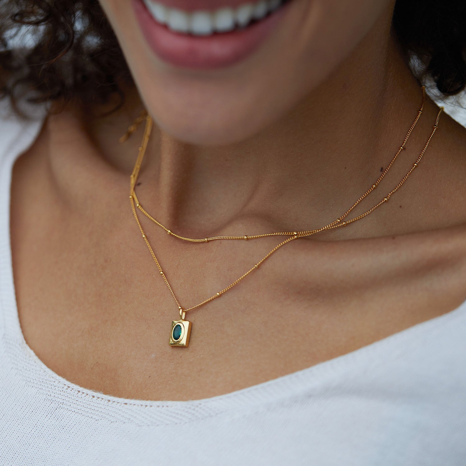 Bare Luxe – Satellite Chain Necklace - Pure Gems & Stones Store: Awakened Days