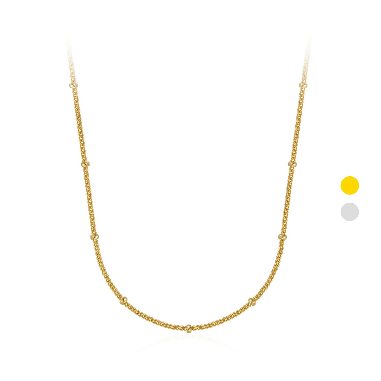 Bare Luxe – Satellite Chain Necklace - Pure Gems & Stones Store: Awakened Days