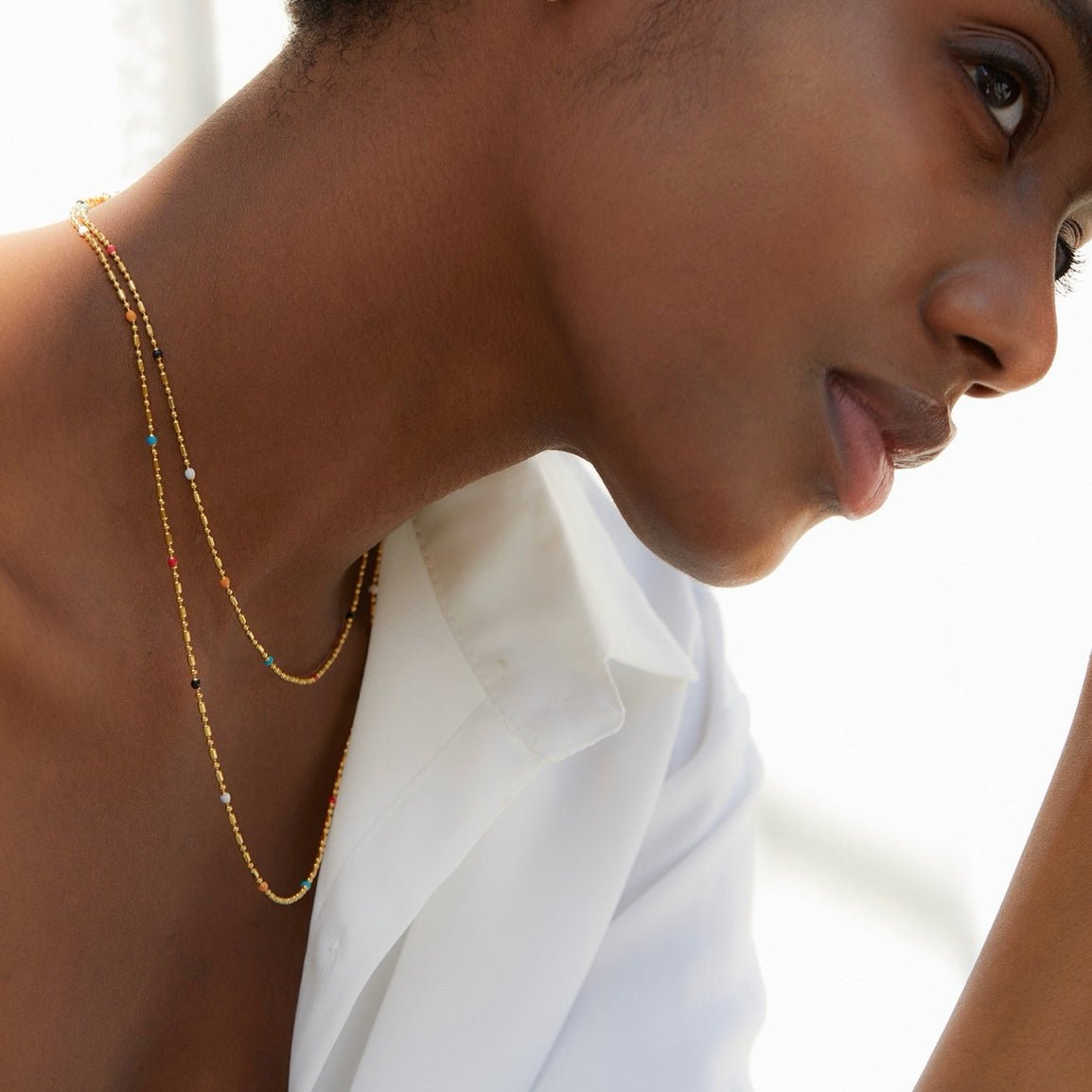Bare Luxe – The Confetti Necklace - Pure Gems & Stones Store: Awakened Days