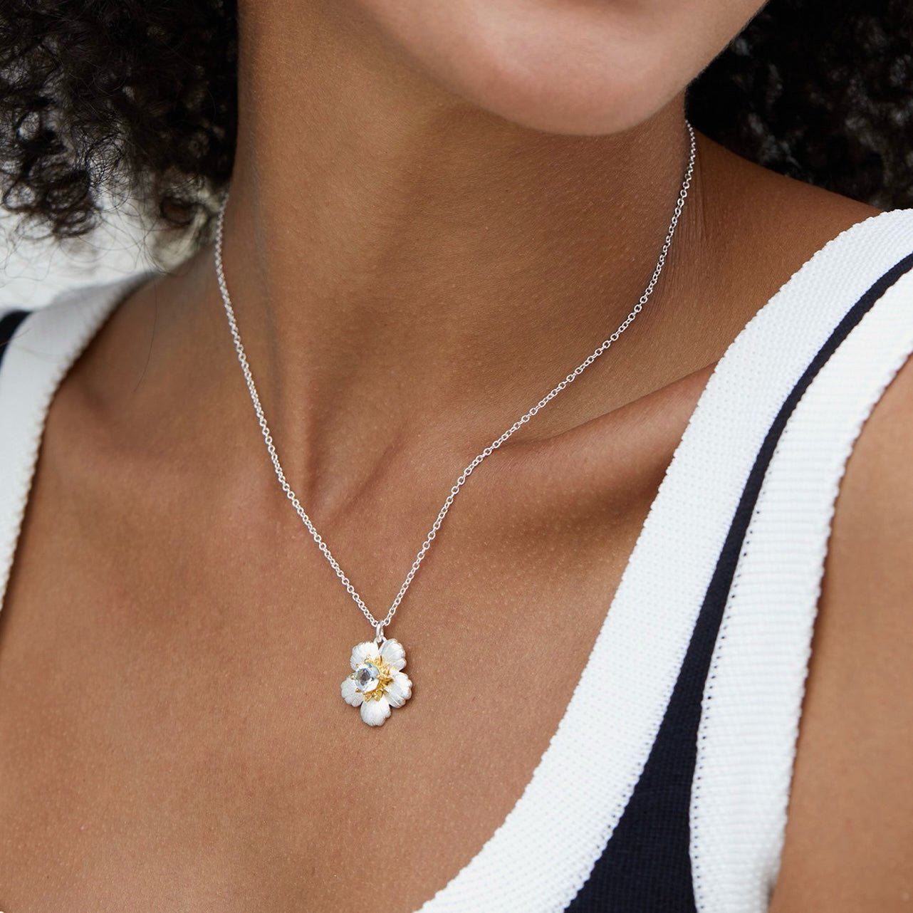 Bleu de Jardin Necklace - Pure Gems & Stones Store: Awakened Days