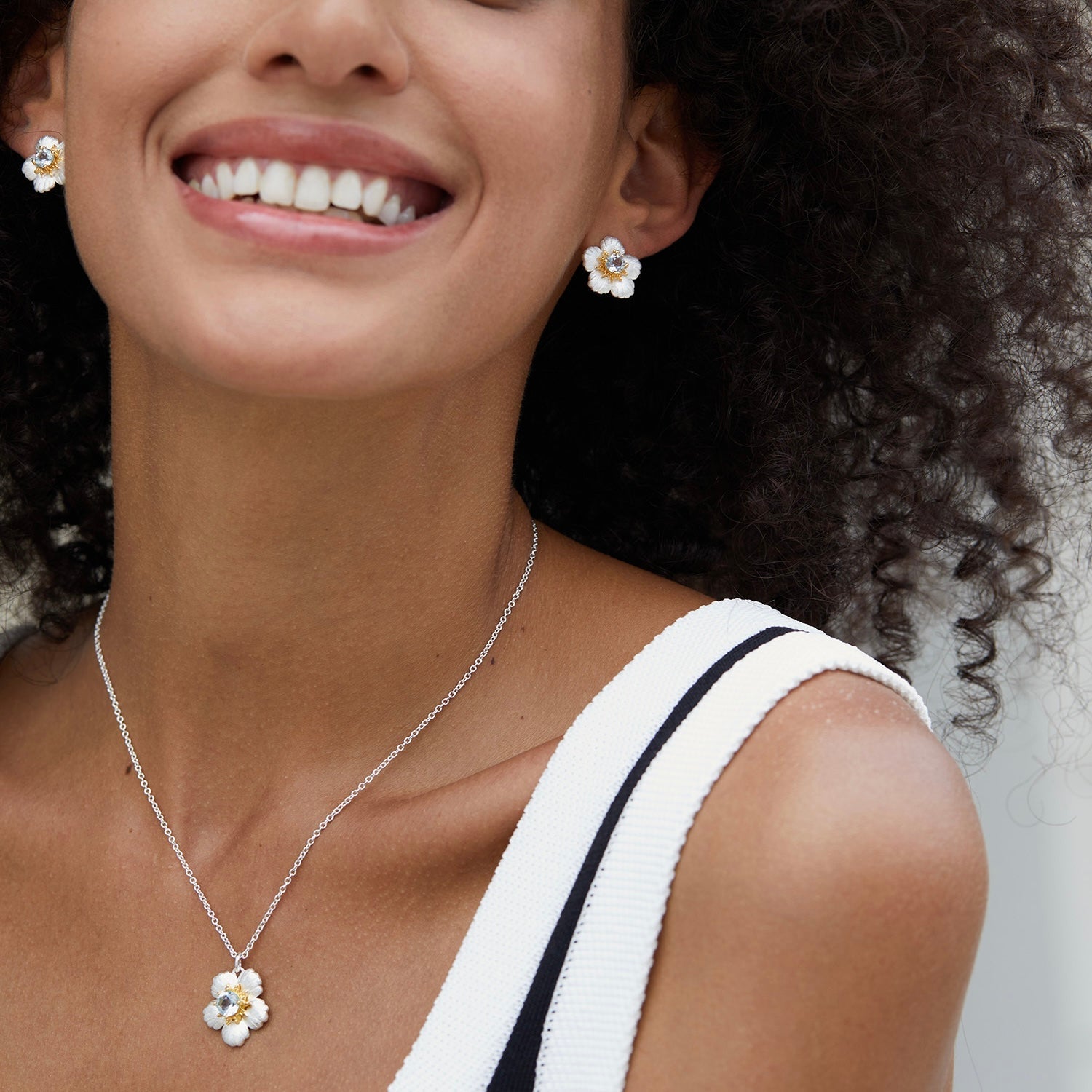 Bleu de Jardin Necklace - Pure Gems & Stones Store: Awakened Days