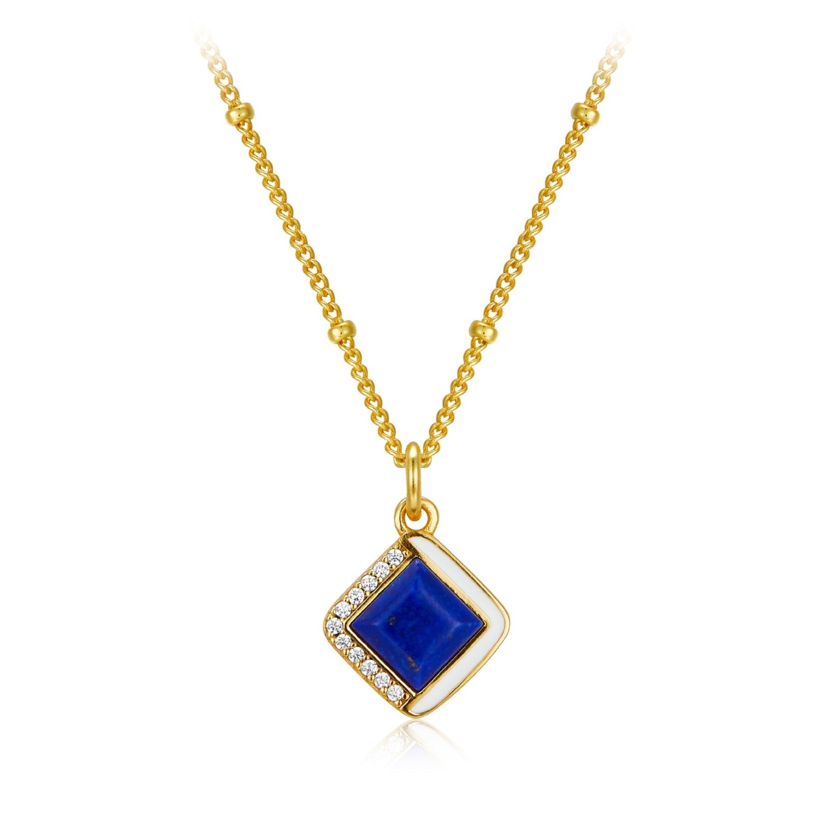Bleu Intuition Necklace - Pure Gems & Stones Store: Awakened Days