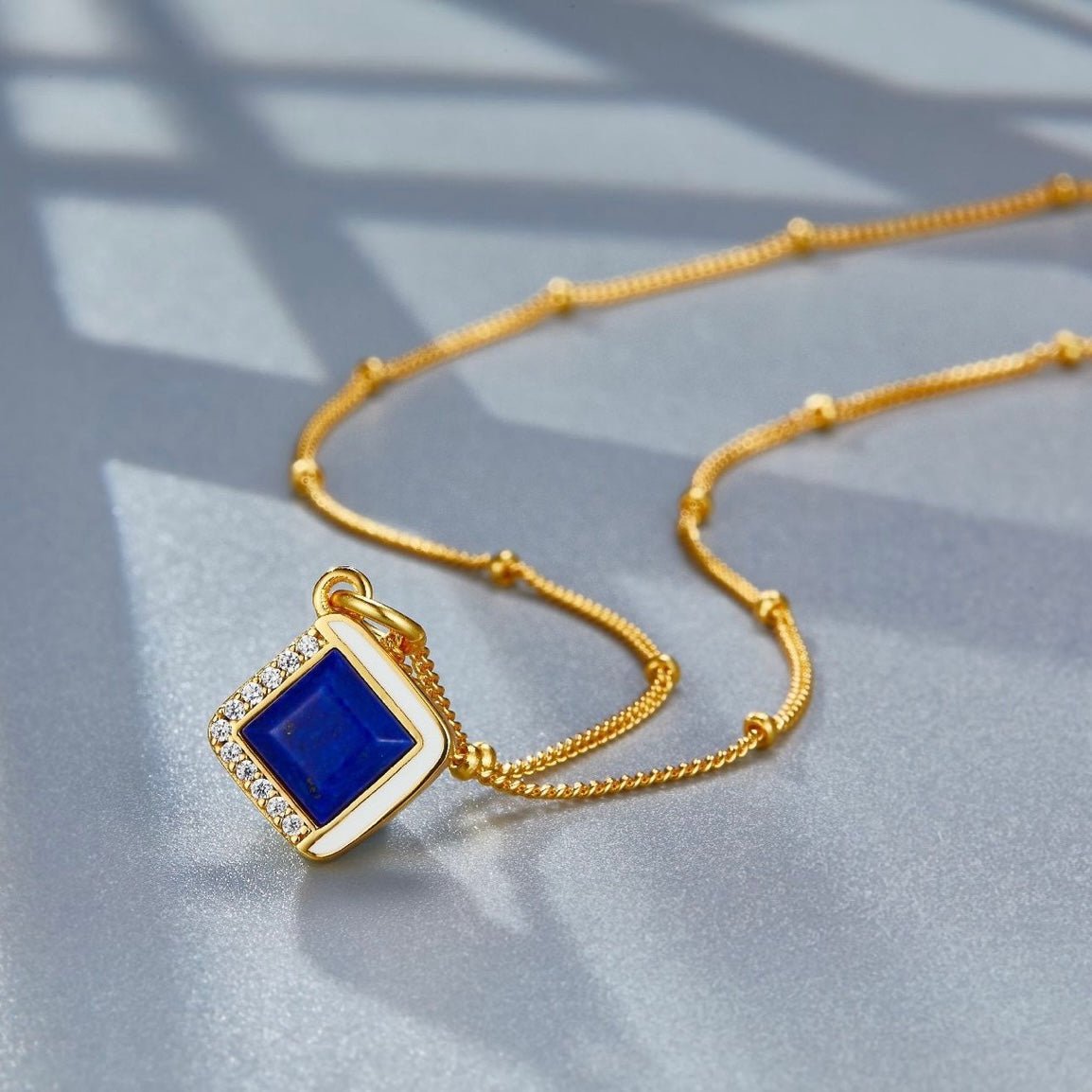 Bleu Intuition Necklace - Pure Gems & Stones Store: Awakened Days