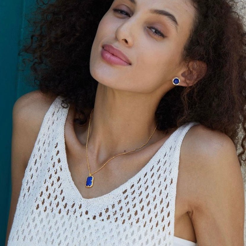 Bleu Nuit Necklace - Pure Gems & Stones Store: Awakened Days