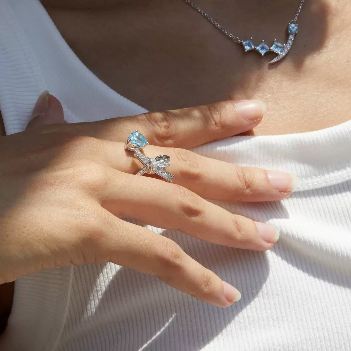 Bleu Ruban Ring - Pure Gems & Stones Store: Awakened Days