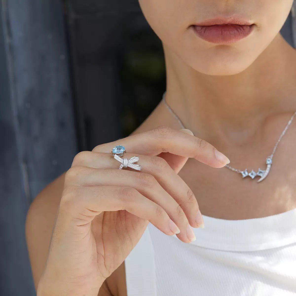 Bleu Ruban Ring - Pure Gems & Stones Store: Awakened Days