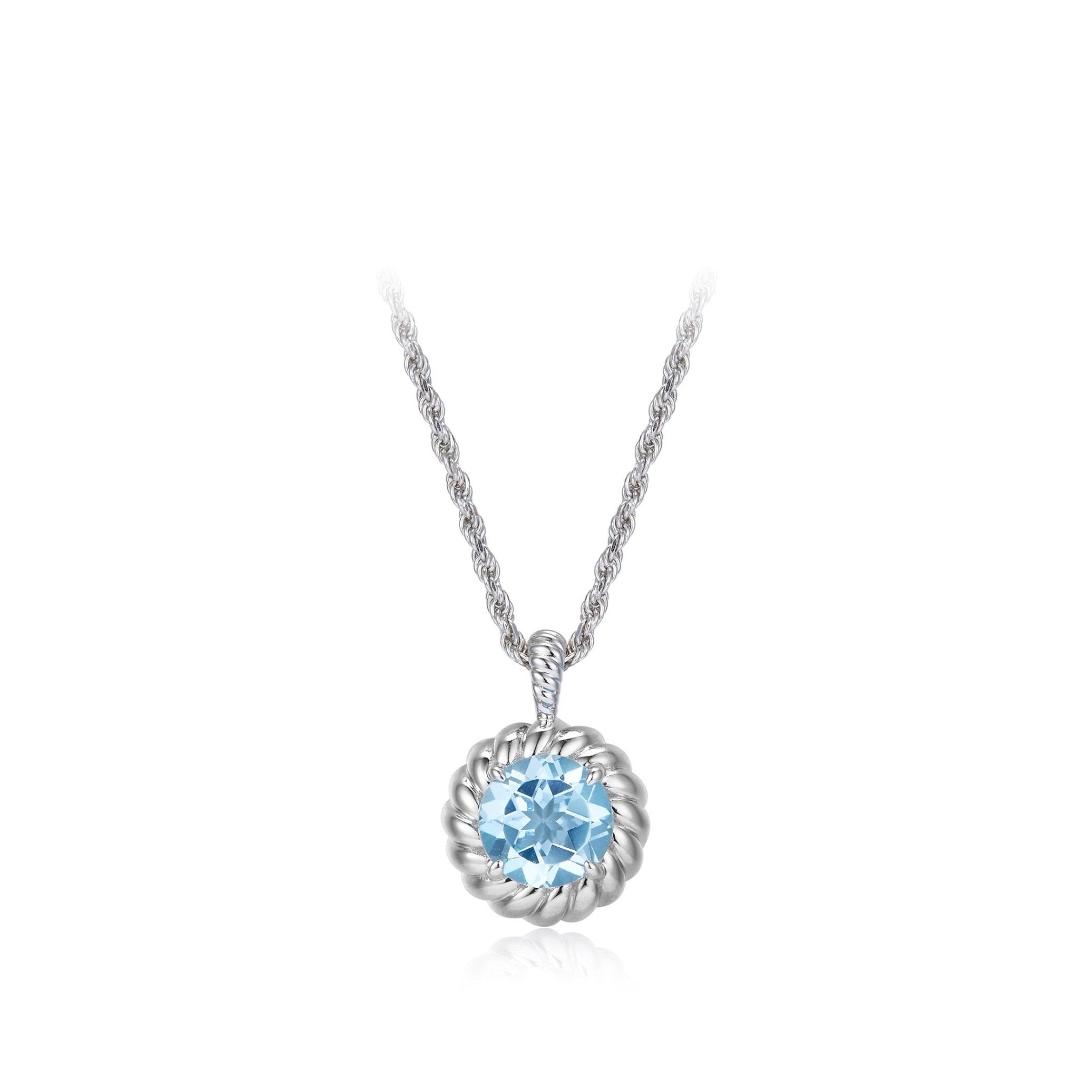 Bleu Tressé Necklace - Pure Gems & Stones Store: Awakened Days