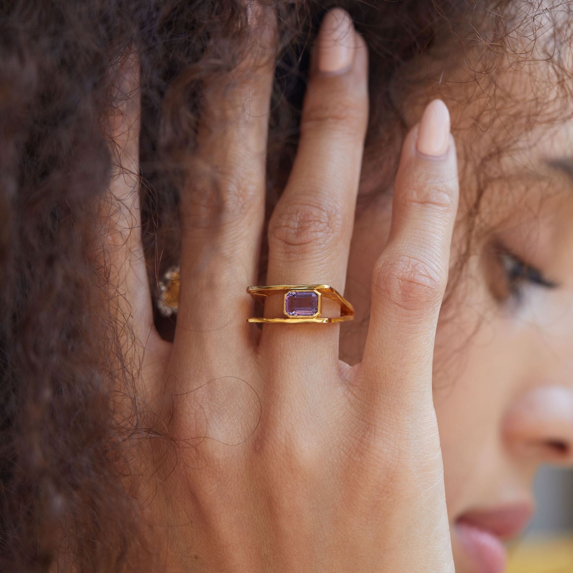 Cadre de Violette Ring - Pure Gems & Stones Store: Awakened Days