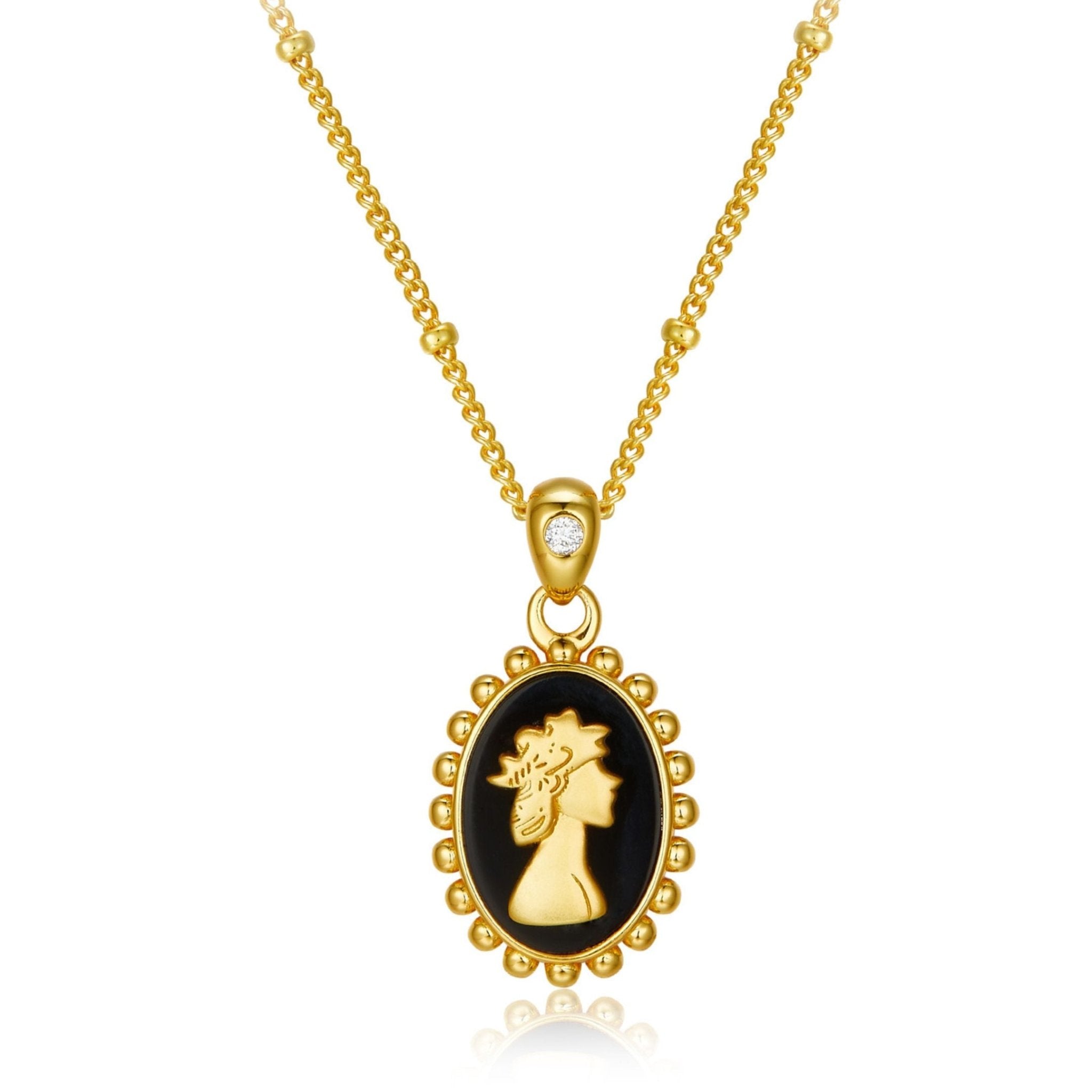 Cameo Grace Necklace - Pure Gems & Stones Store: Awakened Days