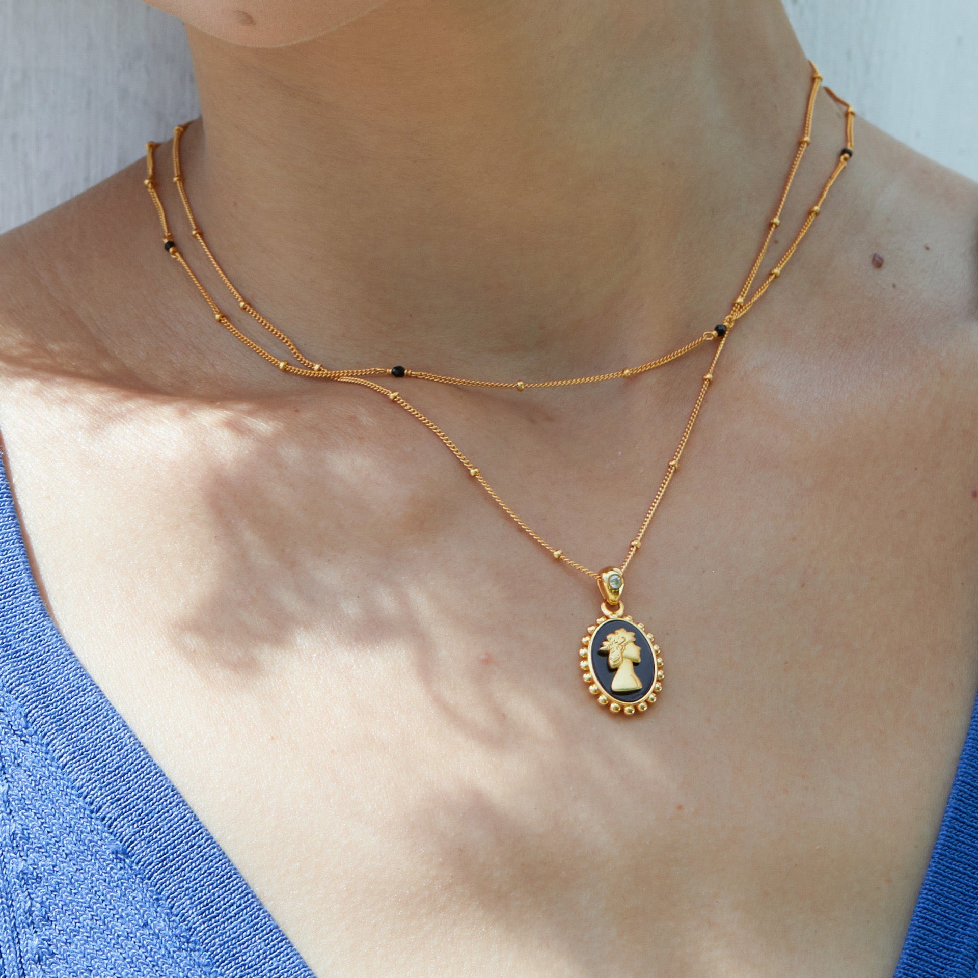 Cameo Grace Necklace - Pure Gems & Stones Store: Awakened Days