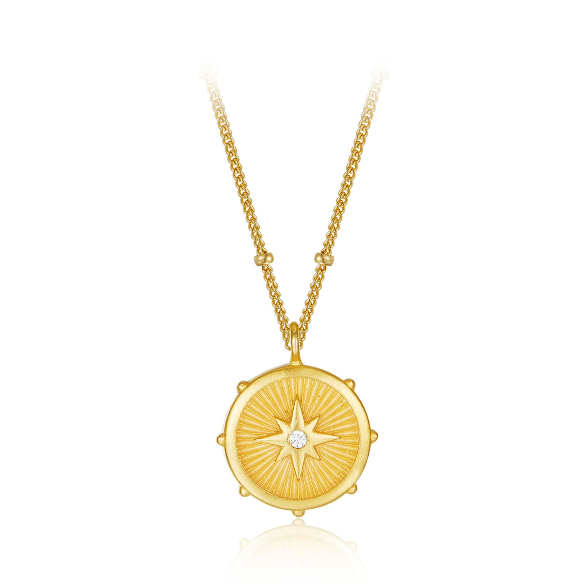 Celeste Medallion Necklace - Pure Gems & Stones Store: Awakened Days