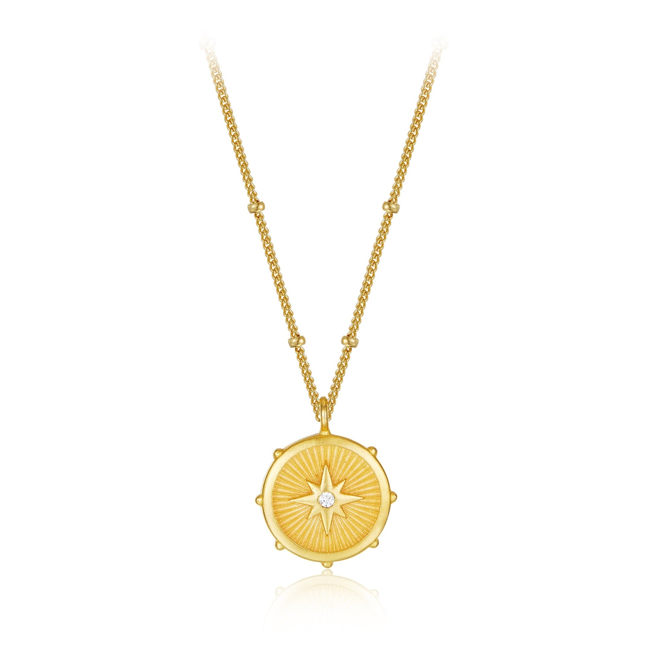 Celeste Medallion Necklace - Pure Gems & Stones Store: Awakened Days