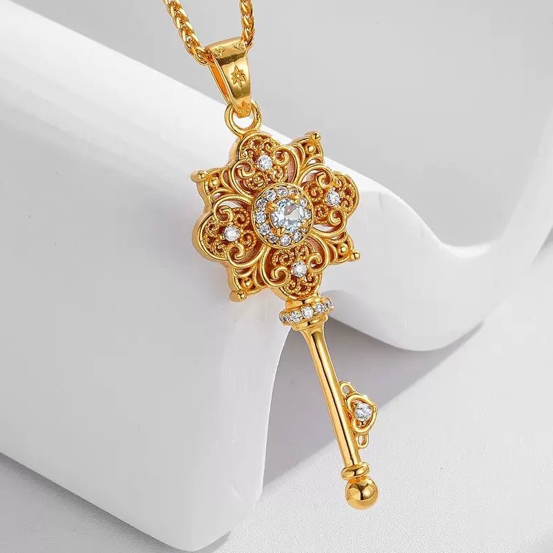 Clé d’Étoile Necklace - Pure Gems & Stones Store: Awakened Days