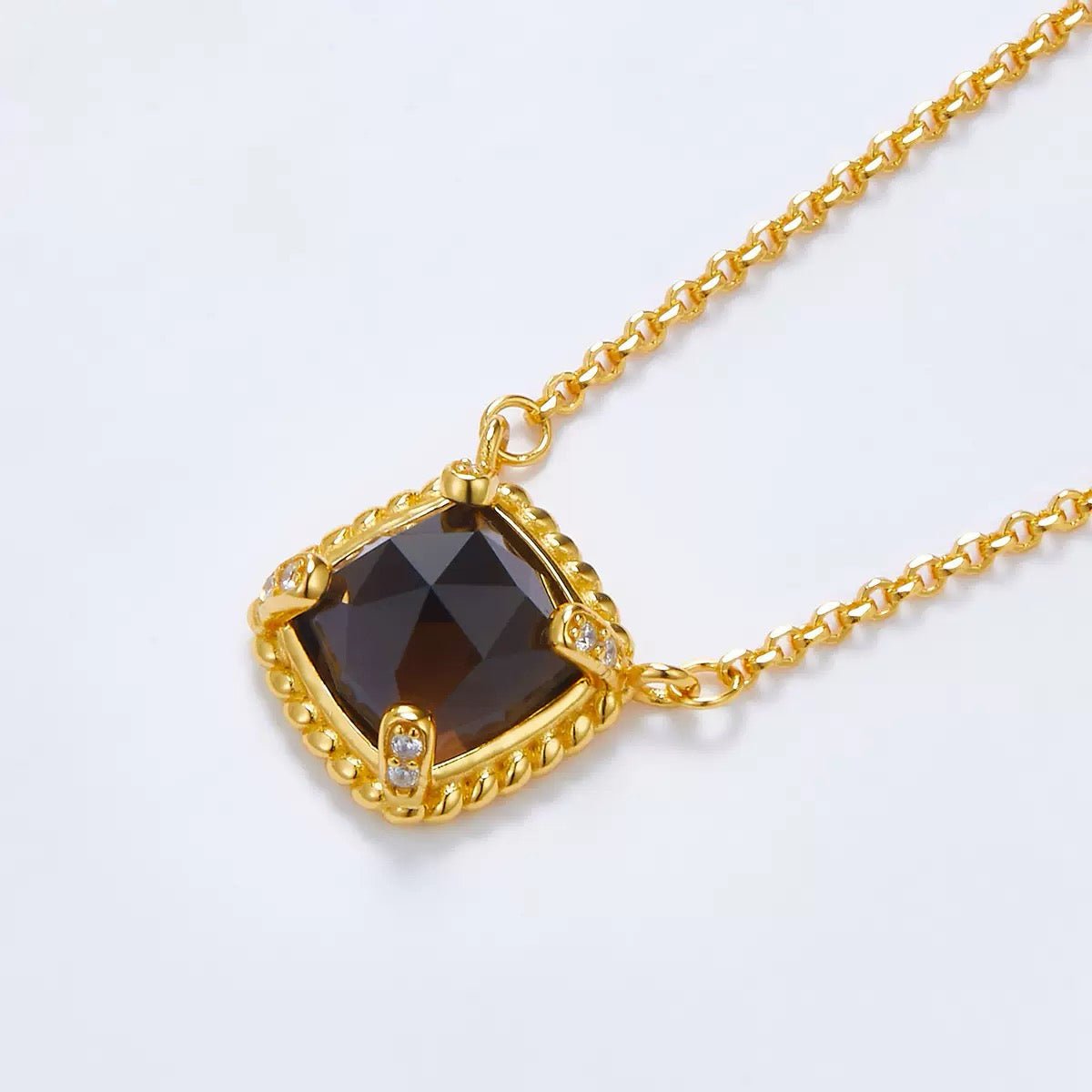 Cocoa Luxe Necklace - Pure Gems & Stones Store: Awakened Days