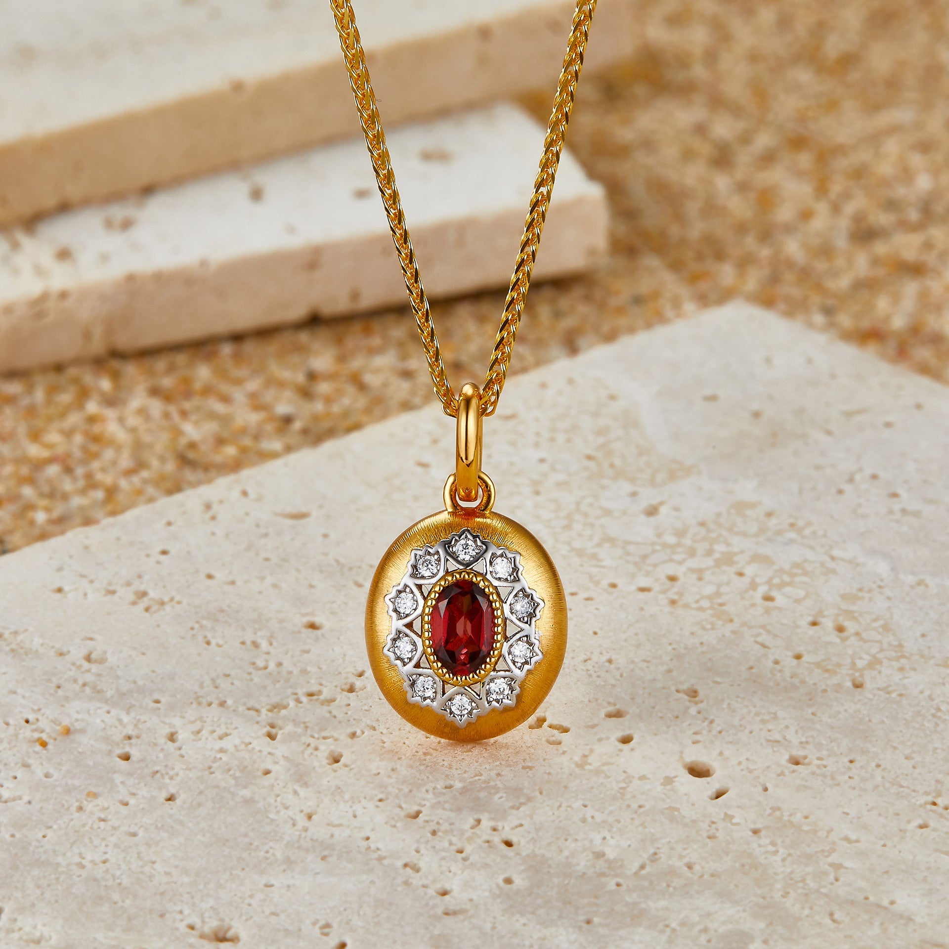 Cœur Impérial Necklace - Pure Gems & Stones Store: Awakened Days