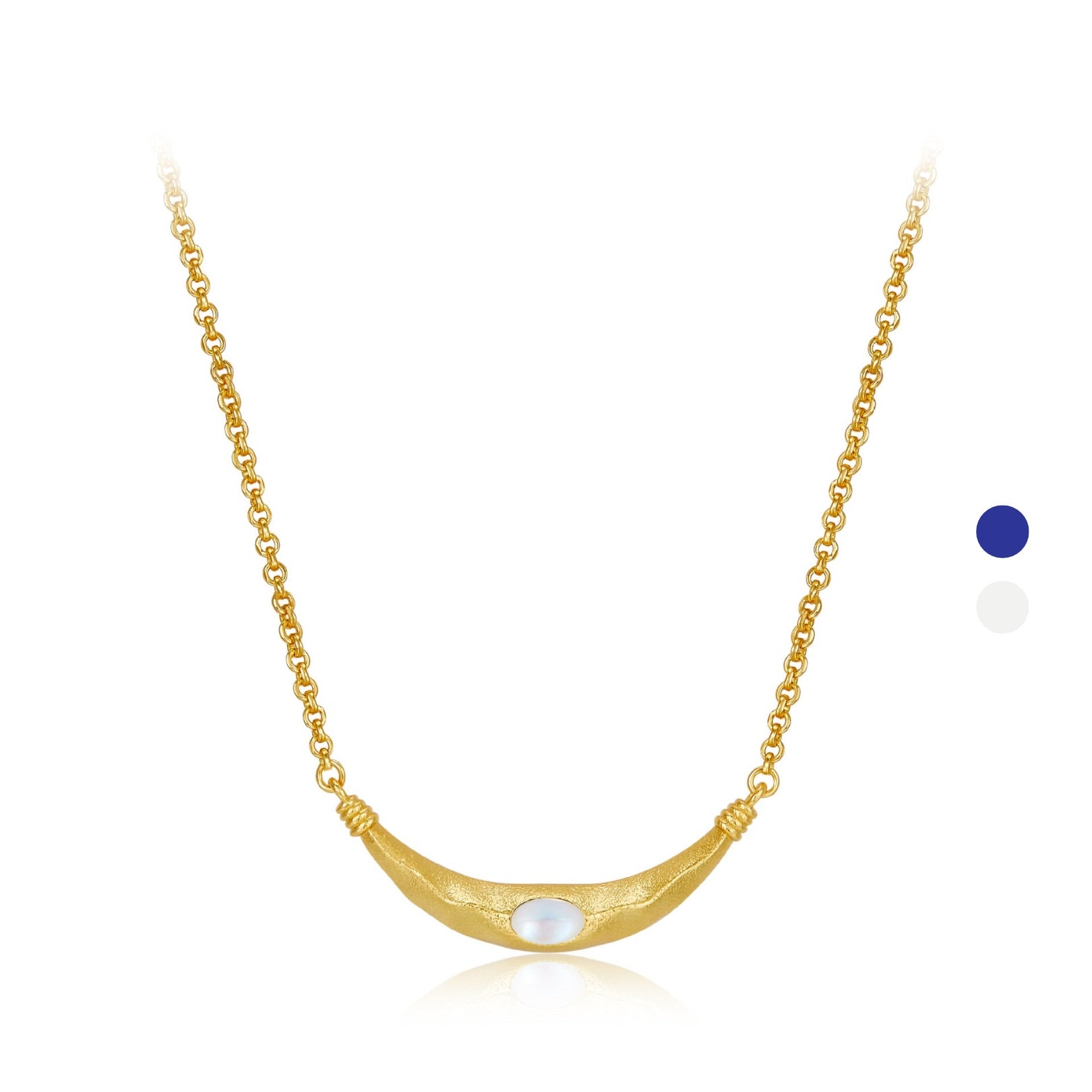 Crescent Arc Necklace - Pure Gems & Stones Store: Awakened Days