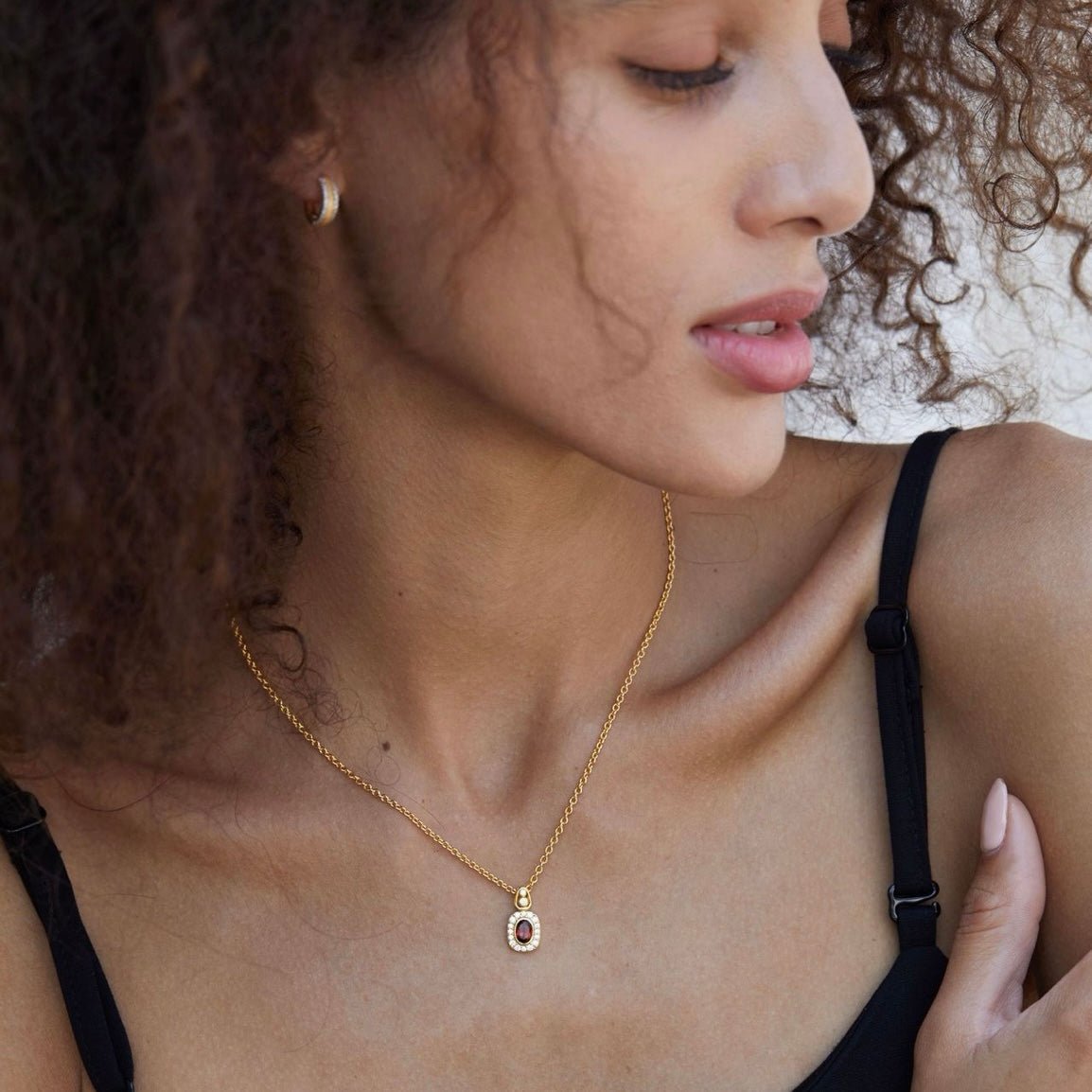 Crimson Crown Necklace - Pure Gems & Stones Store: Awakened Days